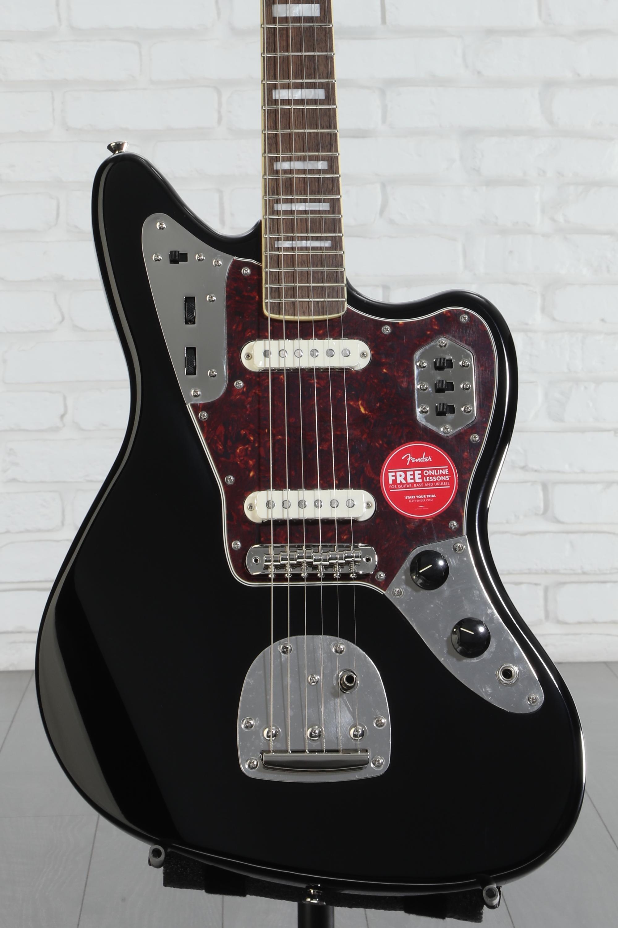 ギター Fender Squier classic vibe 70s Jaguar Squier Classic Vibe '70s Jaguar Electric Guitar Black