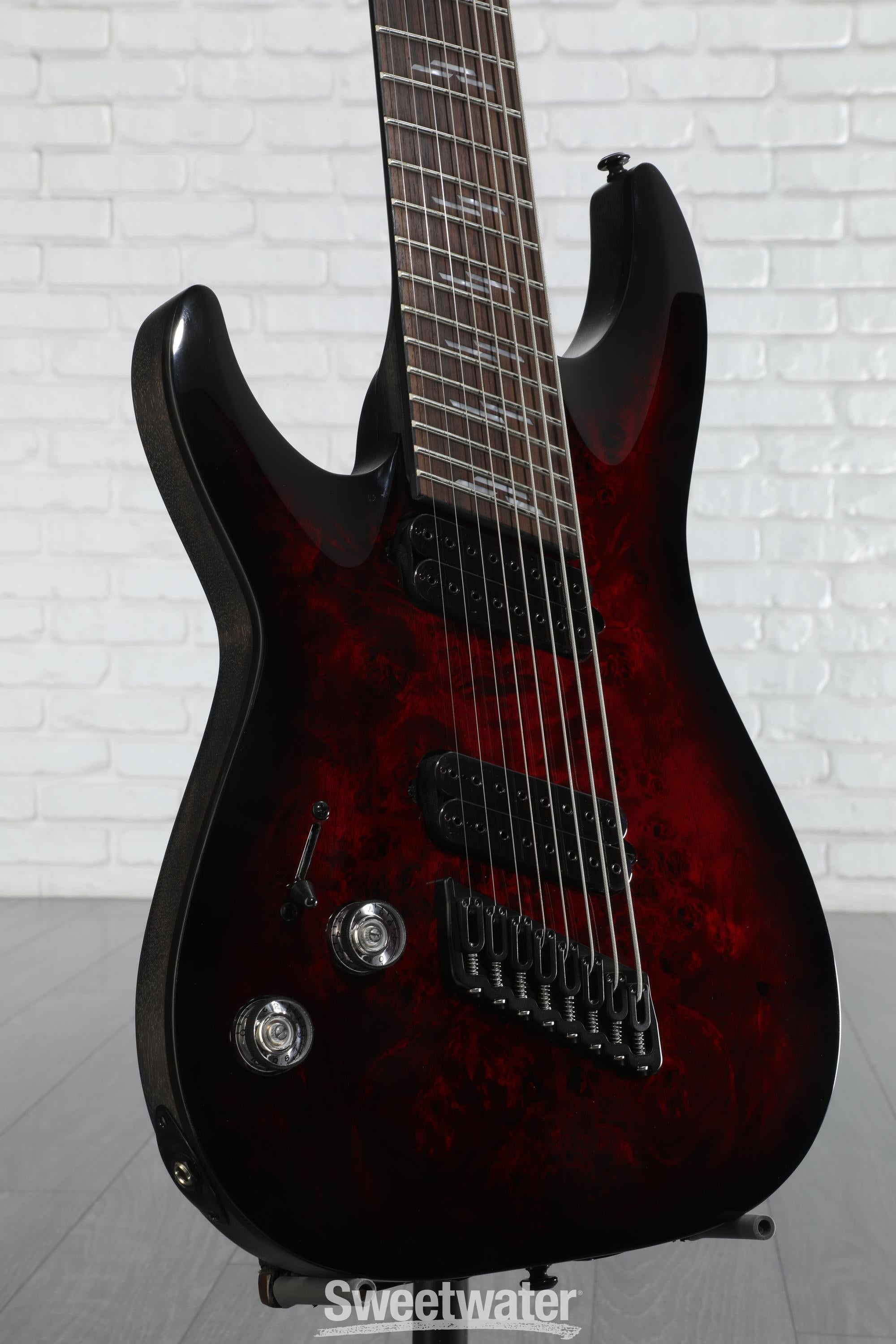 【希少】schecter OMEN-8 8弦ギター エレキギター Schecter Guitar Research OMEN-8 Electric Guitar Satin Walnut