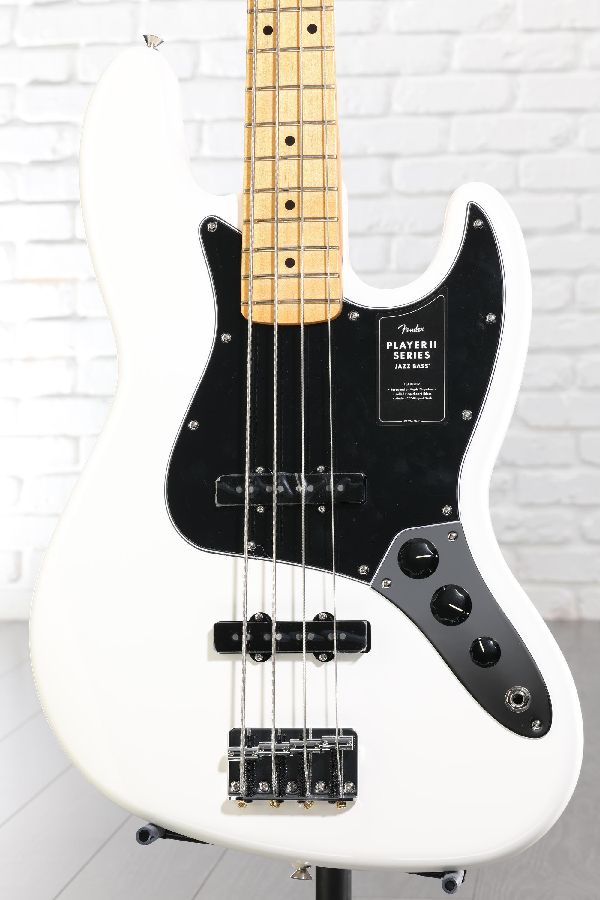Fender Player II Jazz Bass - Polar White with Maple Fingerboard