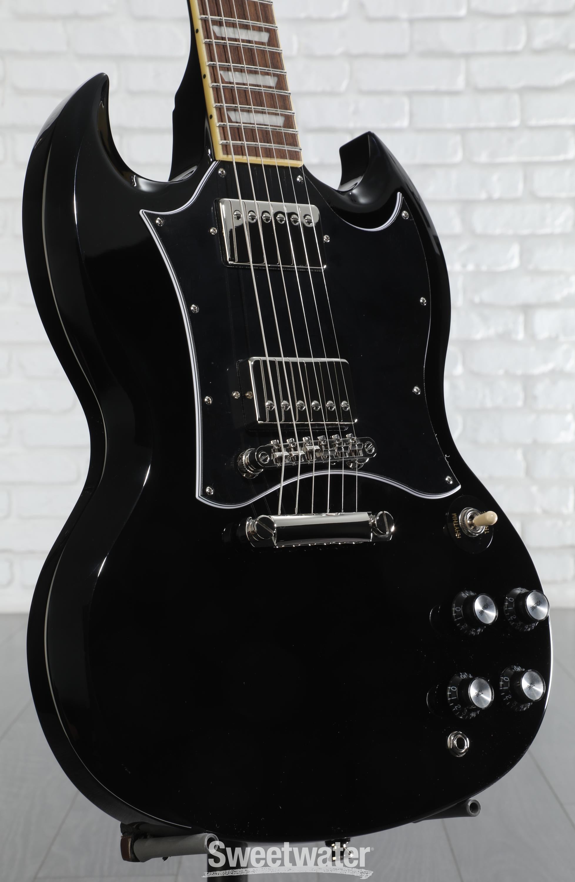 Epiphone SG Standard Electric Guitar - Ebony | Sweetwater