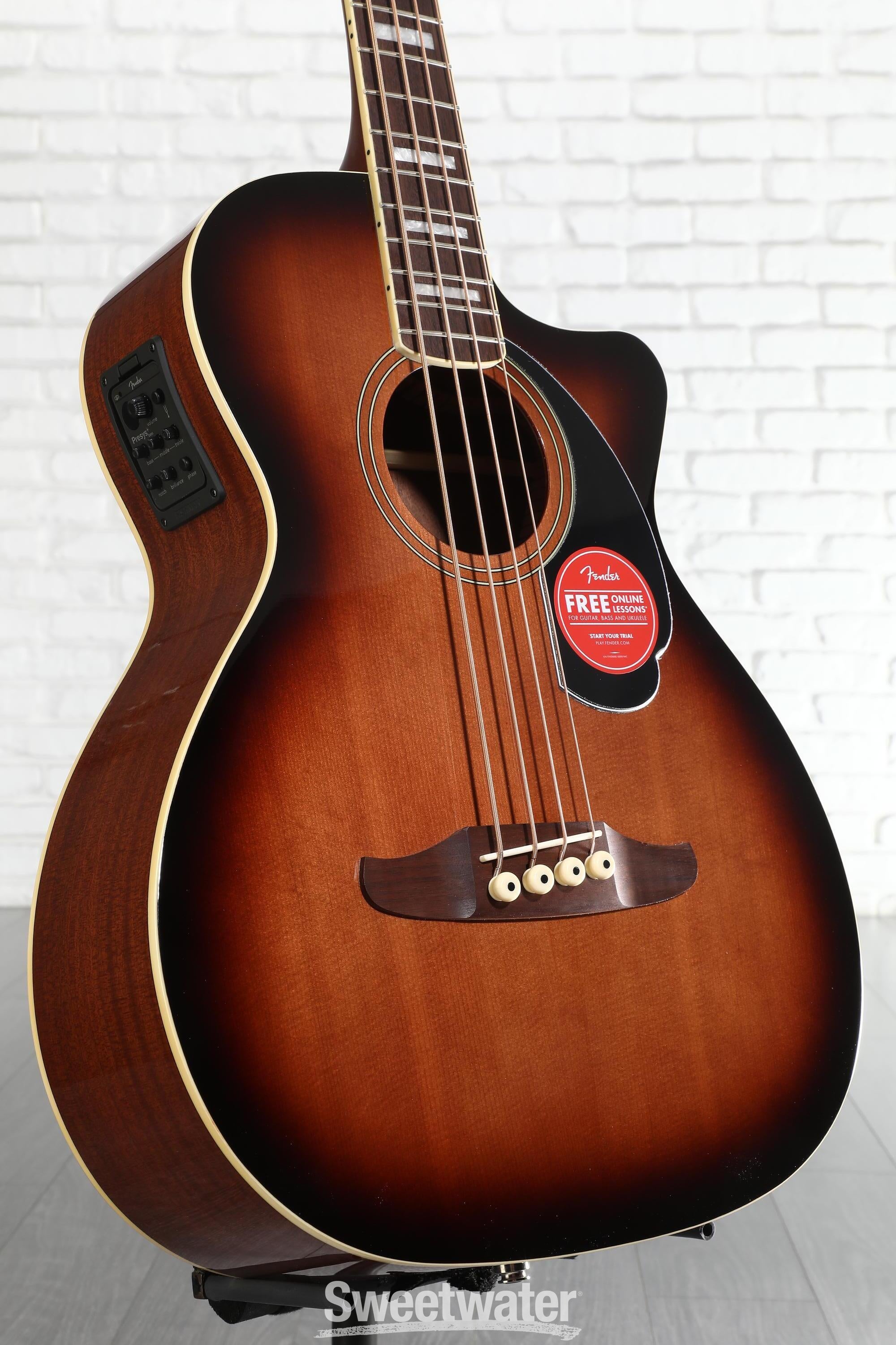 Photo of Fender Kingman Acoustic-electric Bass - Shaded Edge Burst