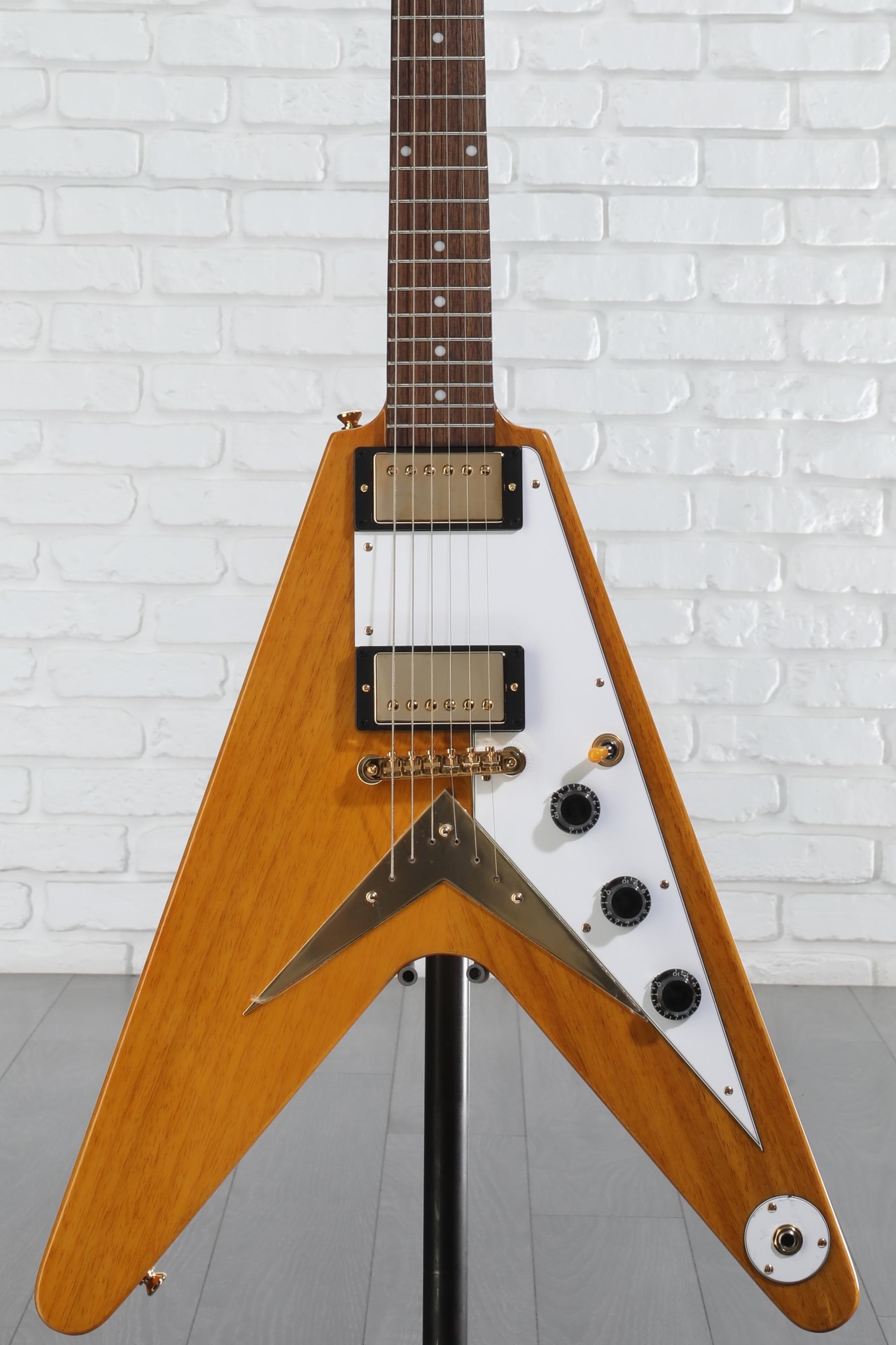 ギター Epiphone 1958 Korina Flying V Epiphone 1958 Korina Flying V Outfit Electric Guitar | Music