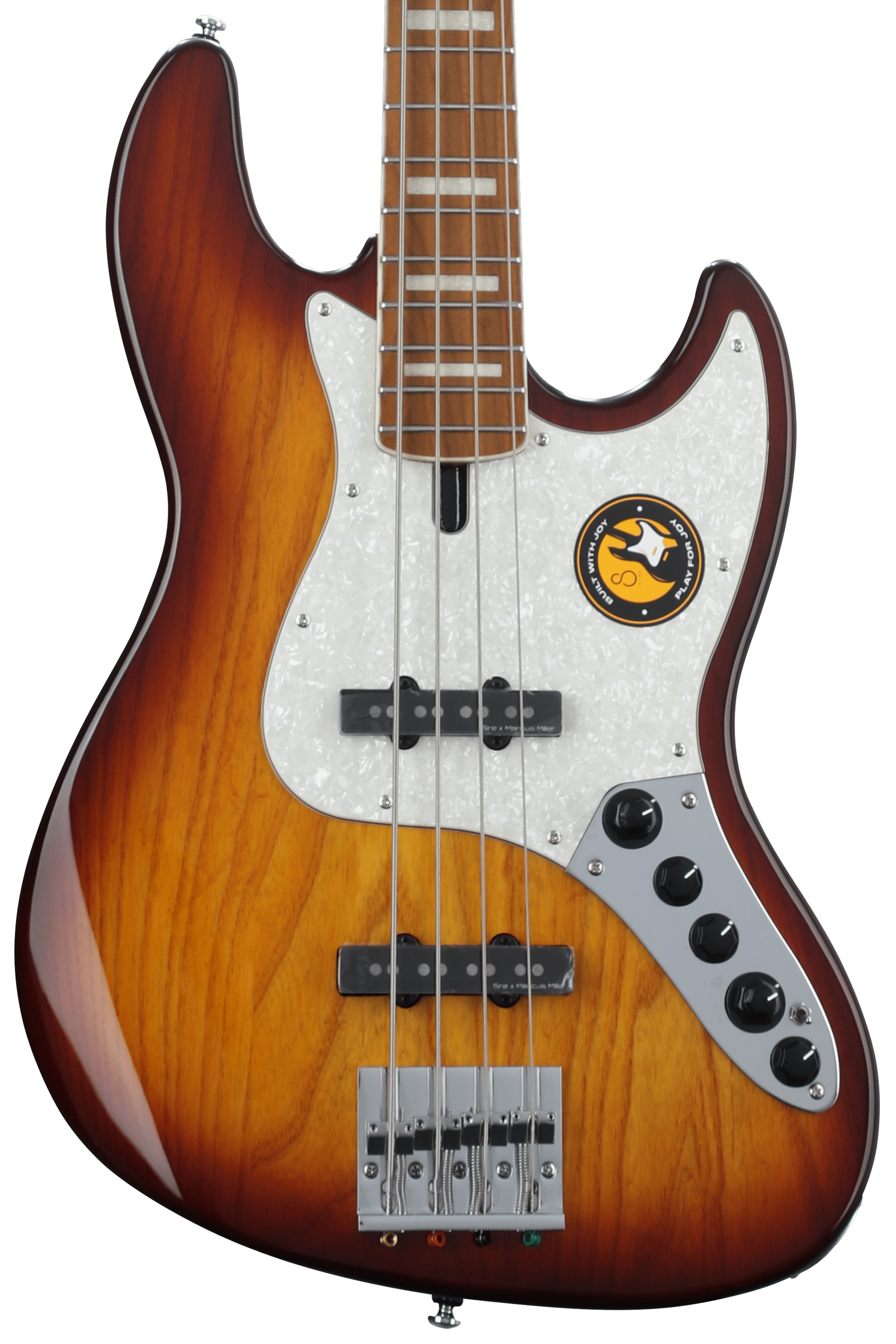 Sire Marcus Miller V8 4-string Bass Guitar - Tobacco Sunburst