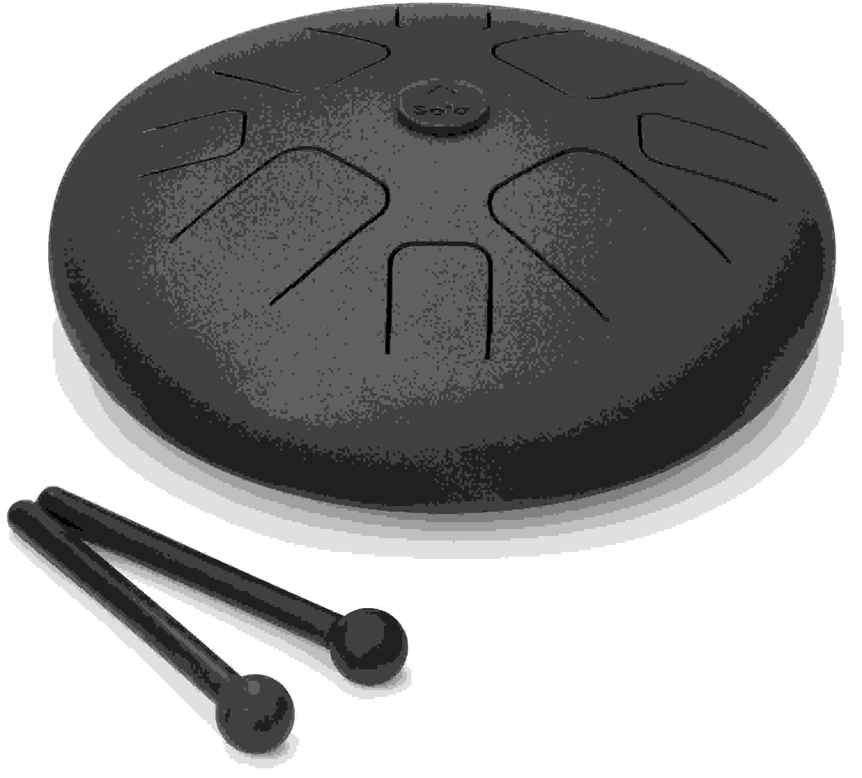 Sela Harmony Tongue Drum - 12 inches, A Minor, Black