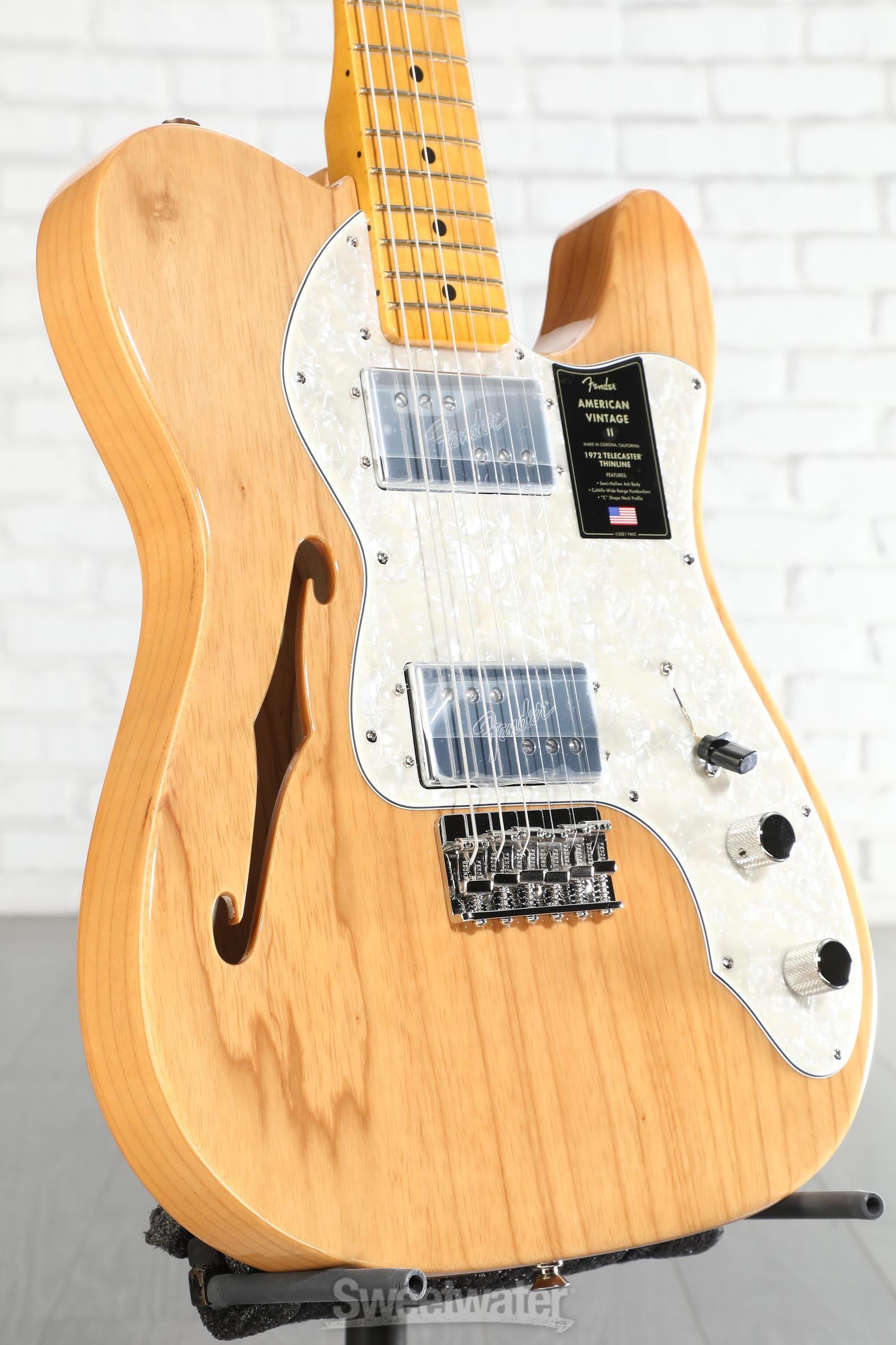 Fender American Vintage II 1972 Telecaster Thinline Electric