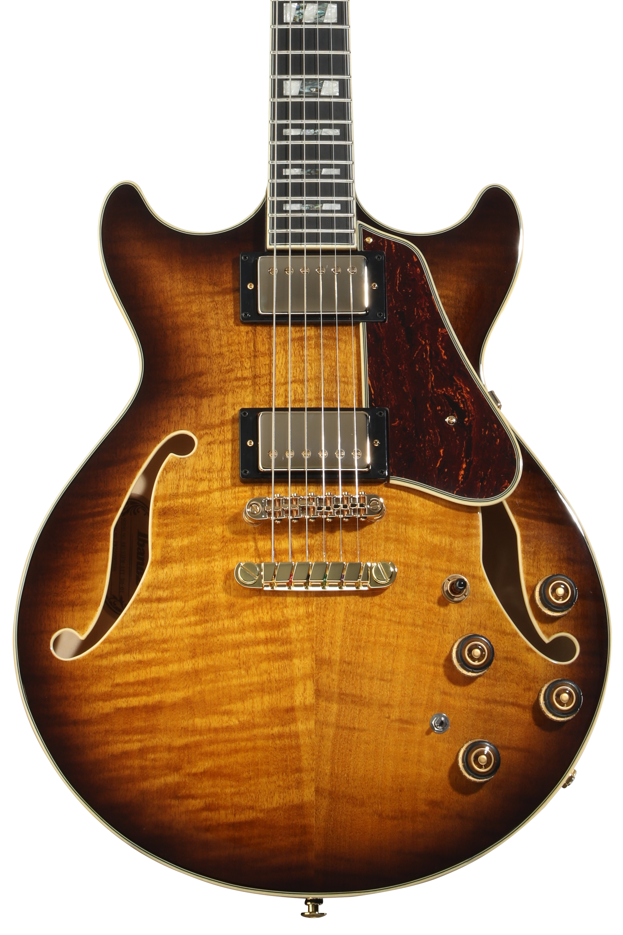 Ibanez Artcore AF55 Hollowbody Electric Guitar - Tobacco Flat