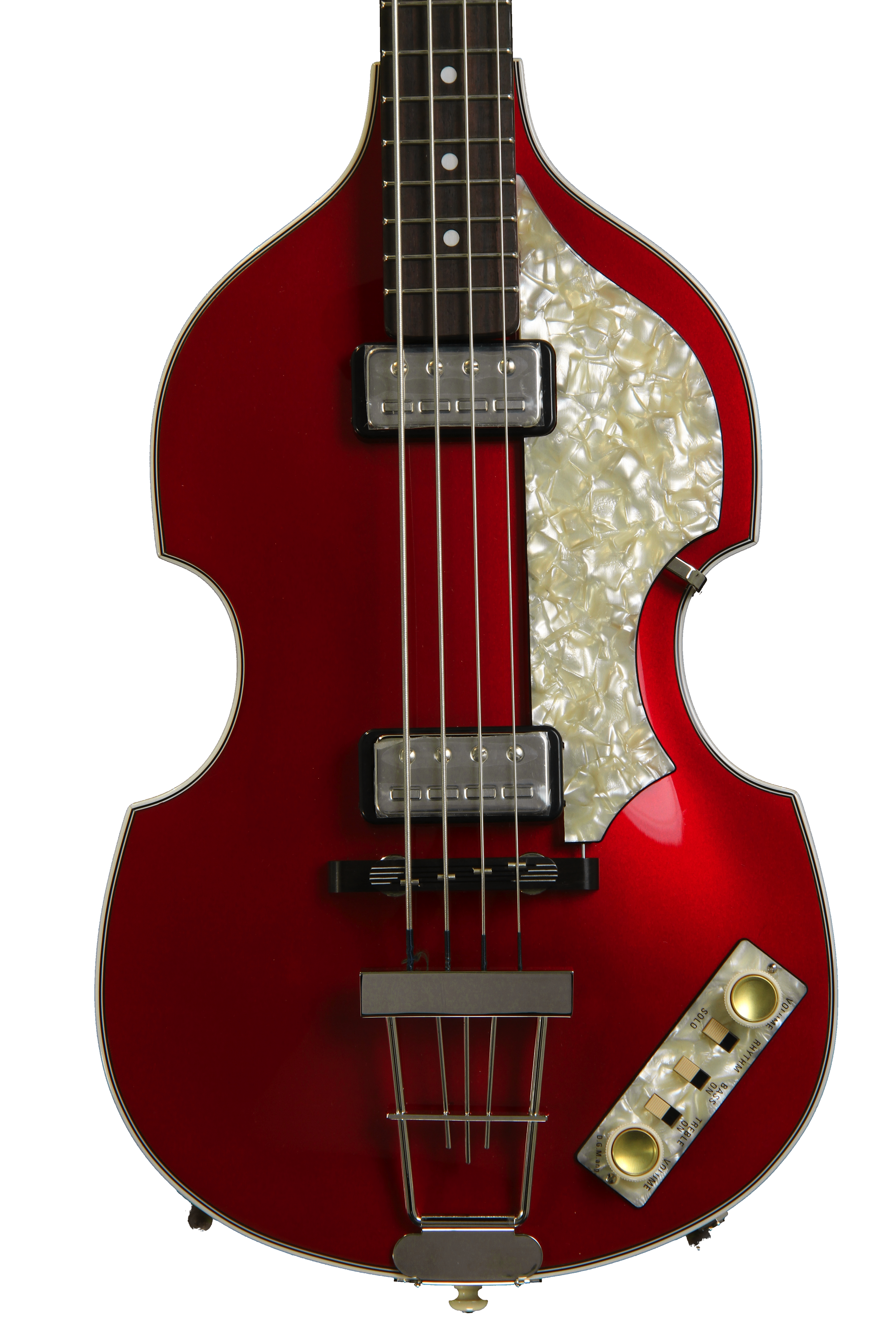 ベース Hofner Violin Bass Hofner '62 Custom Shop Violin Bass Sweetwater Exclusive - Candy