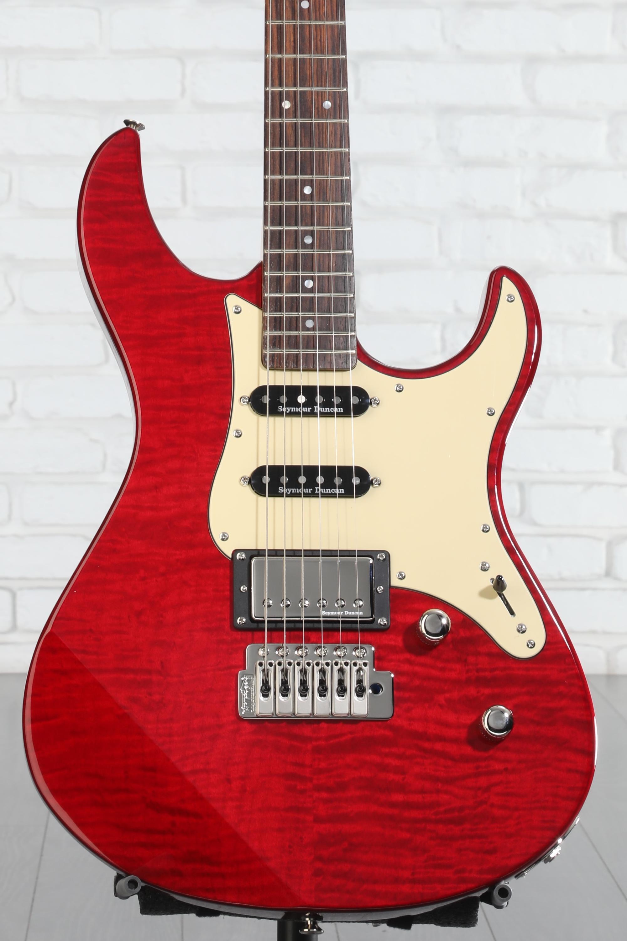 Yamaha PAC612VIIFMX Pacifica Electric Guitar - Fired Red | Sweetwater