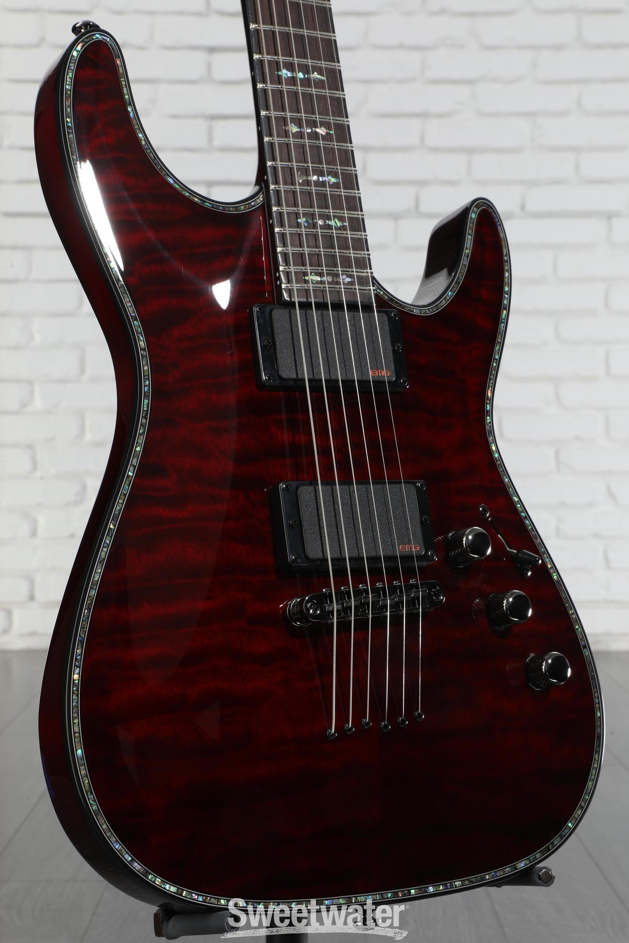 Schecter Hellraiser C-1 Electric Guitar - Black Cherry