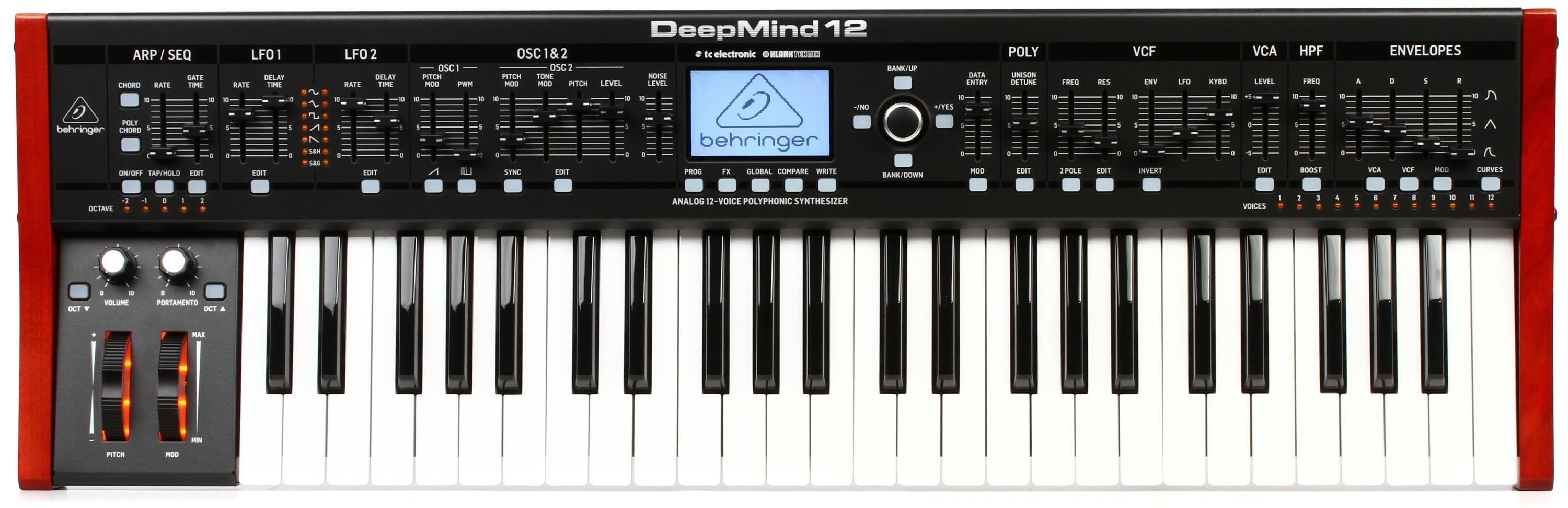 Bundled Item: Behringer DeepMind 12 49-key 12-voice Analog Synthesizer