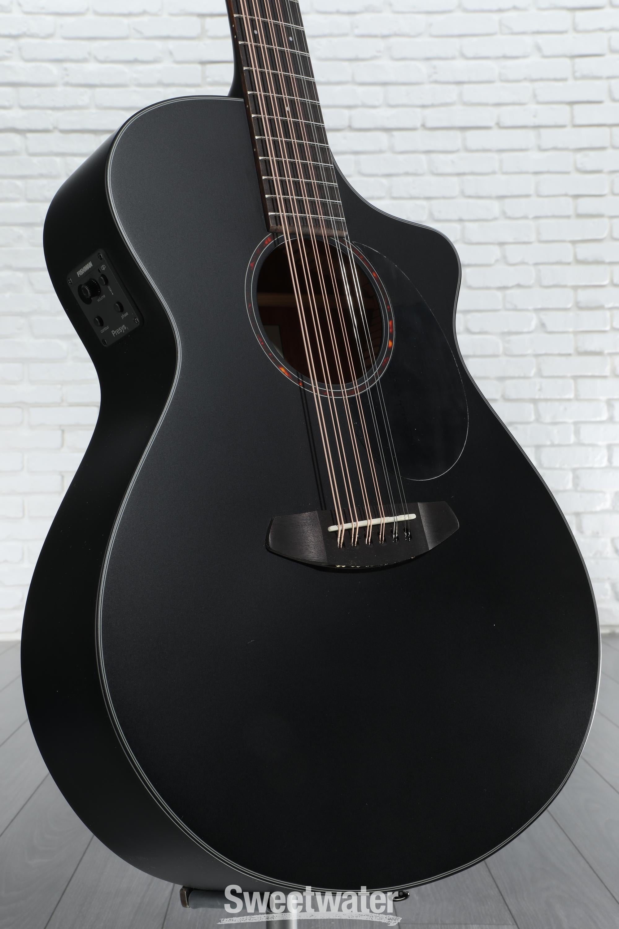 Breedlove Discovery S Concert 12 CE Double-course Acoustic-electric Guitar - Satin Black