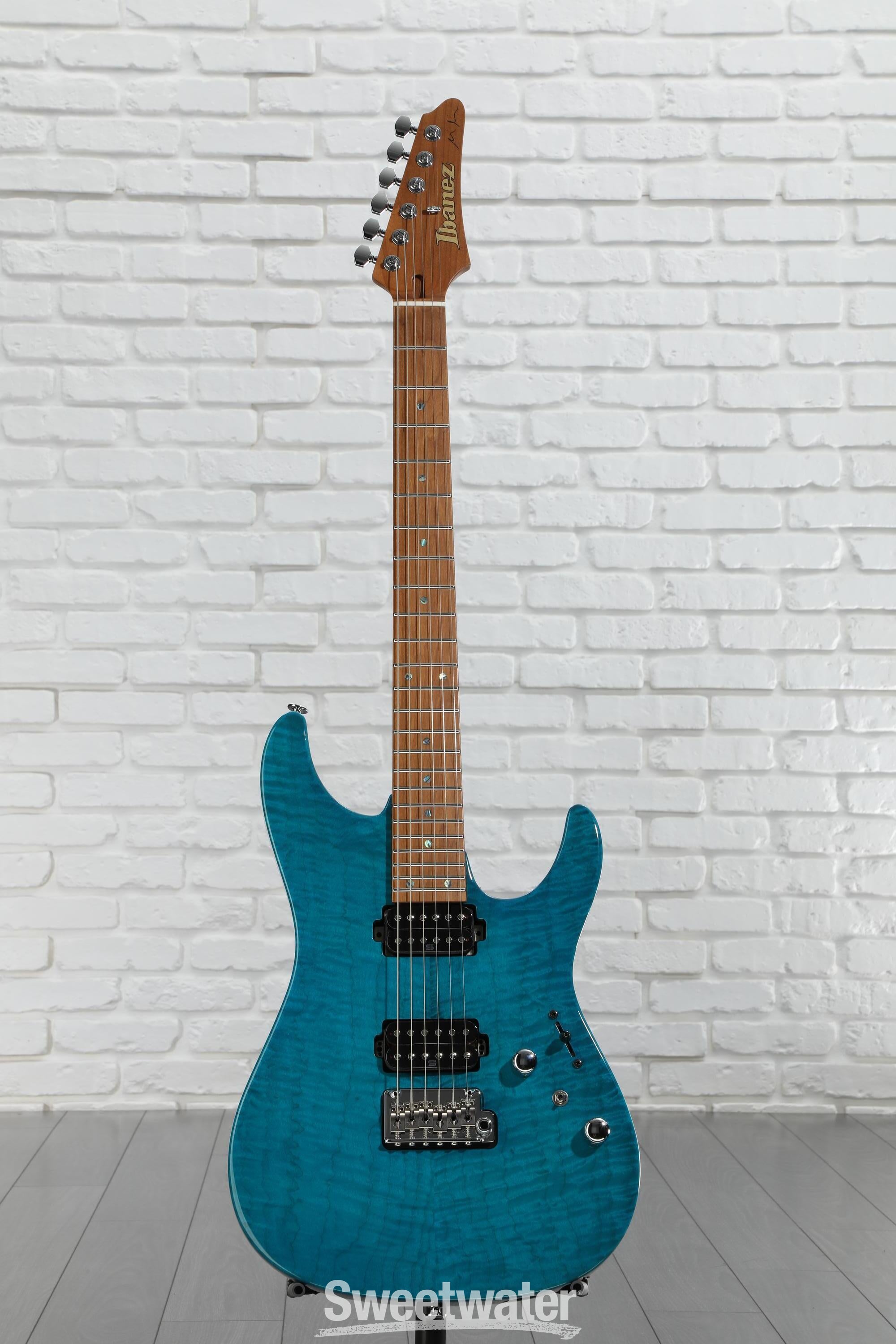 Ibanez Martin Miller Signature MM1 - Transparent Aqua Blue