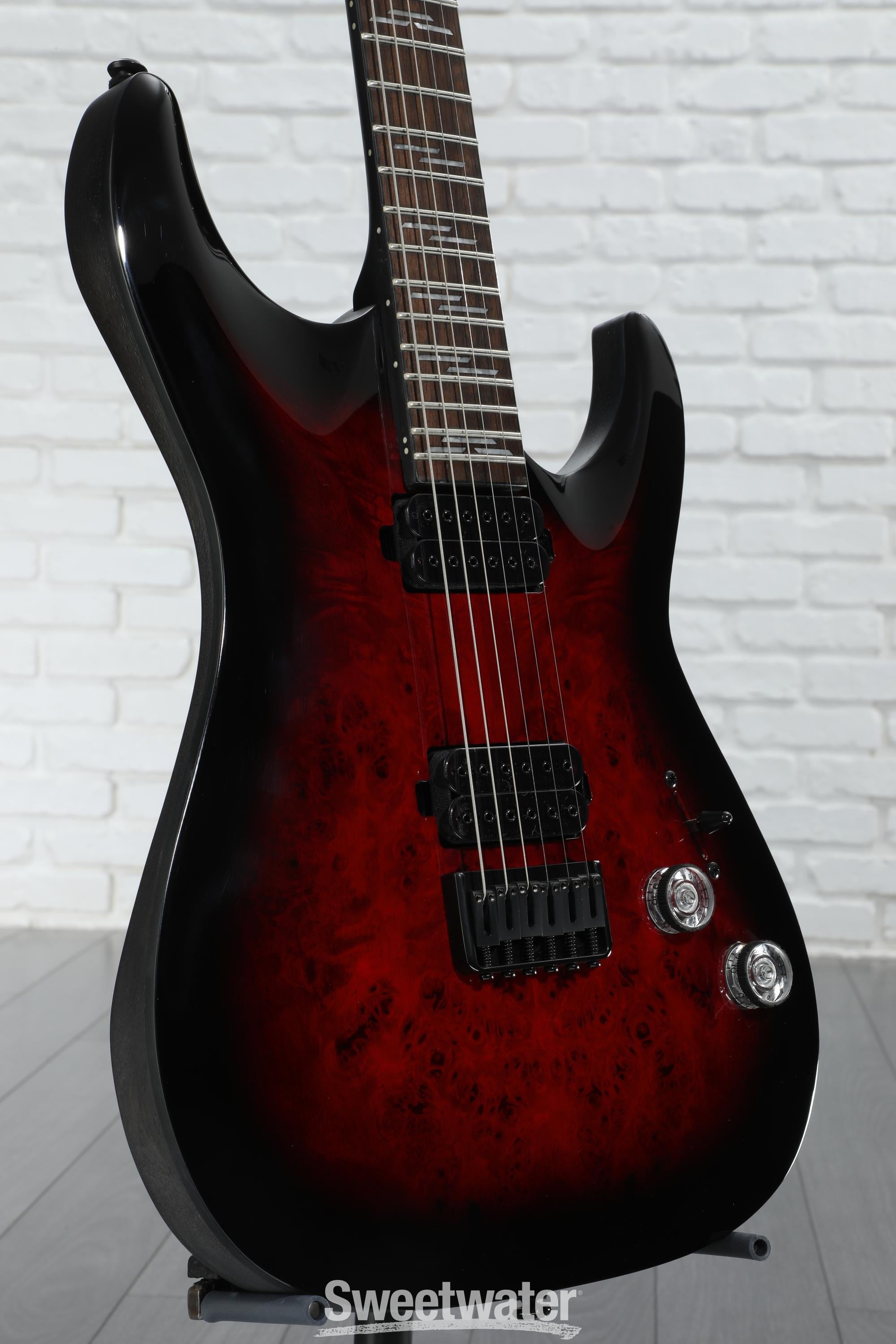 Schecter Omen Elite-6 Electric Guitar - Black Cherry Burst