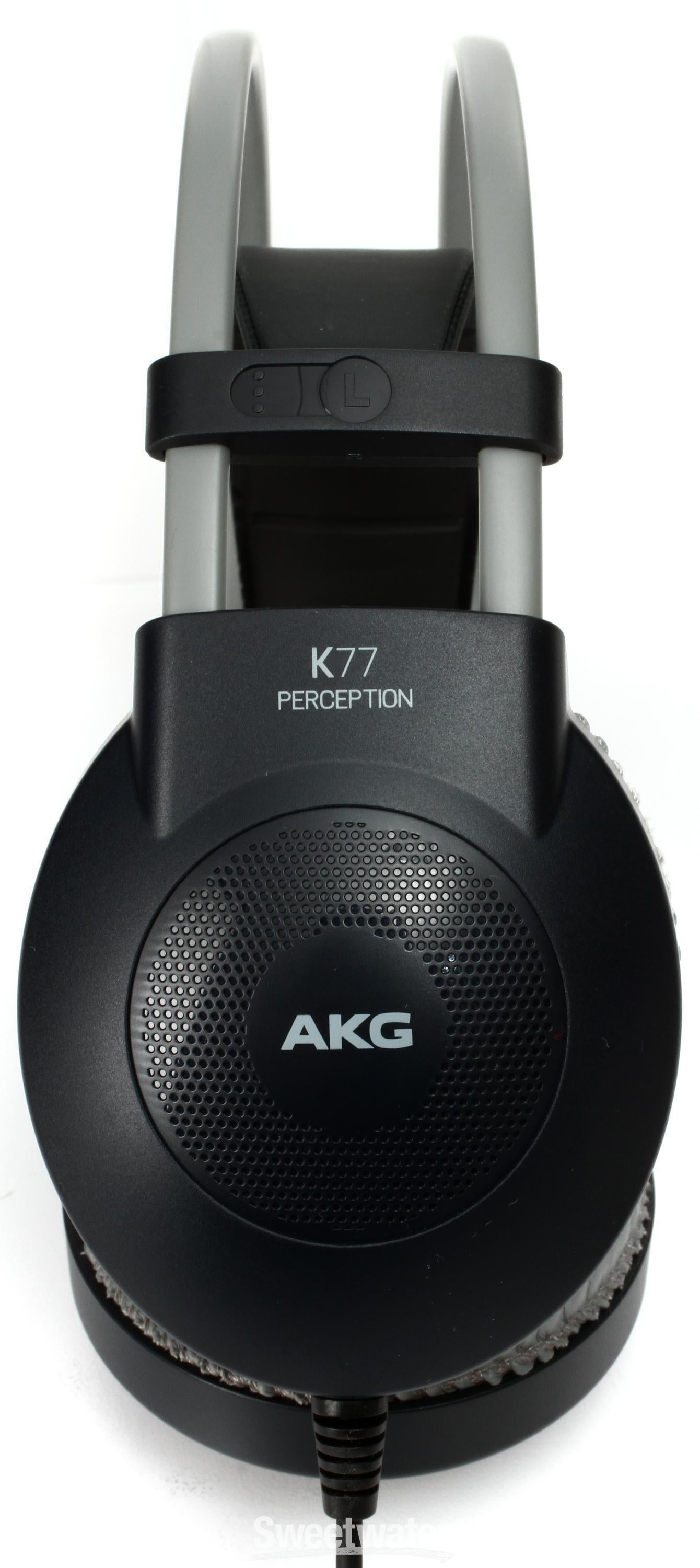 AKG K77 Perception Lightweight Studio Headphones - Semi-Closed