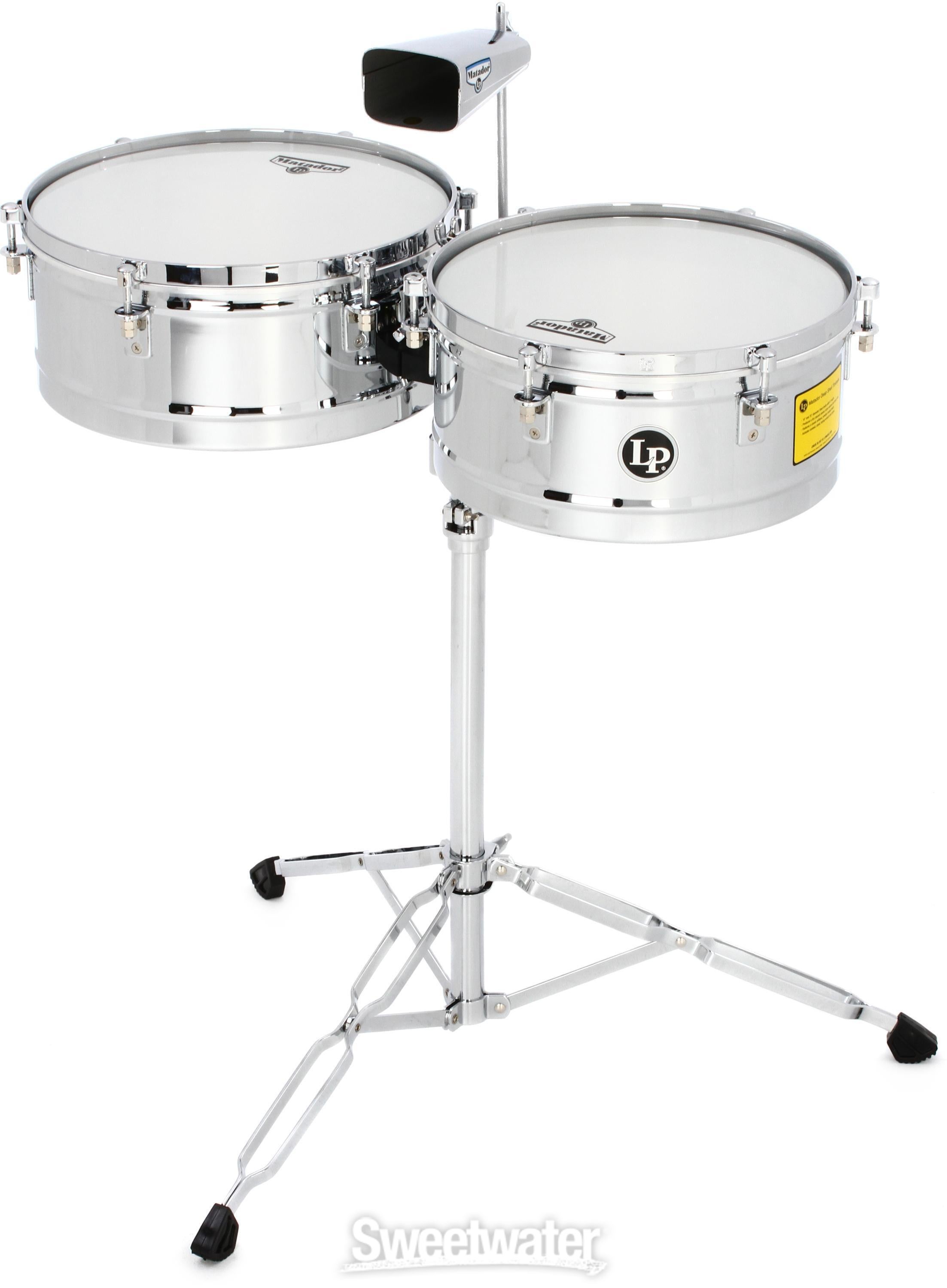 Latin Percussion Matador 14-/15-inch Timbales - Chrome Reviews