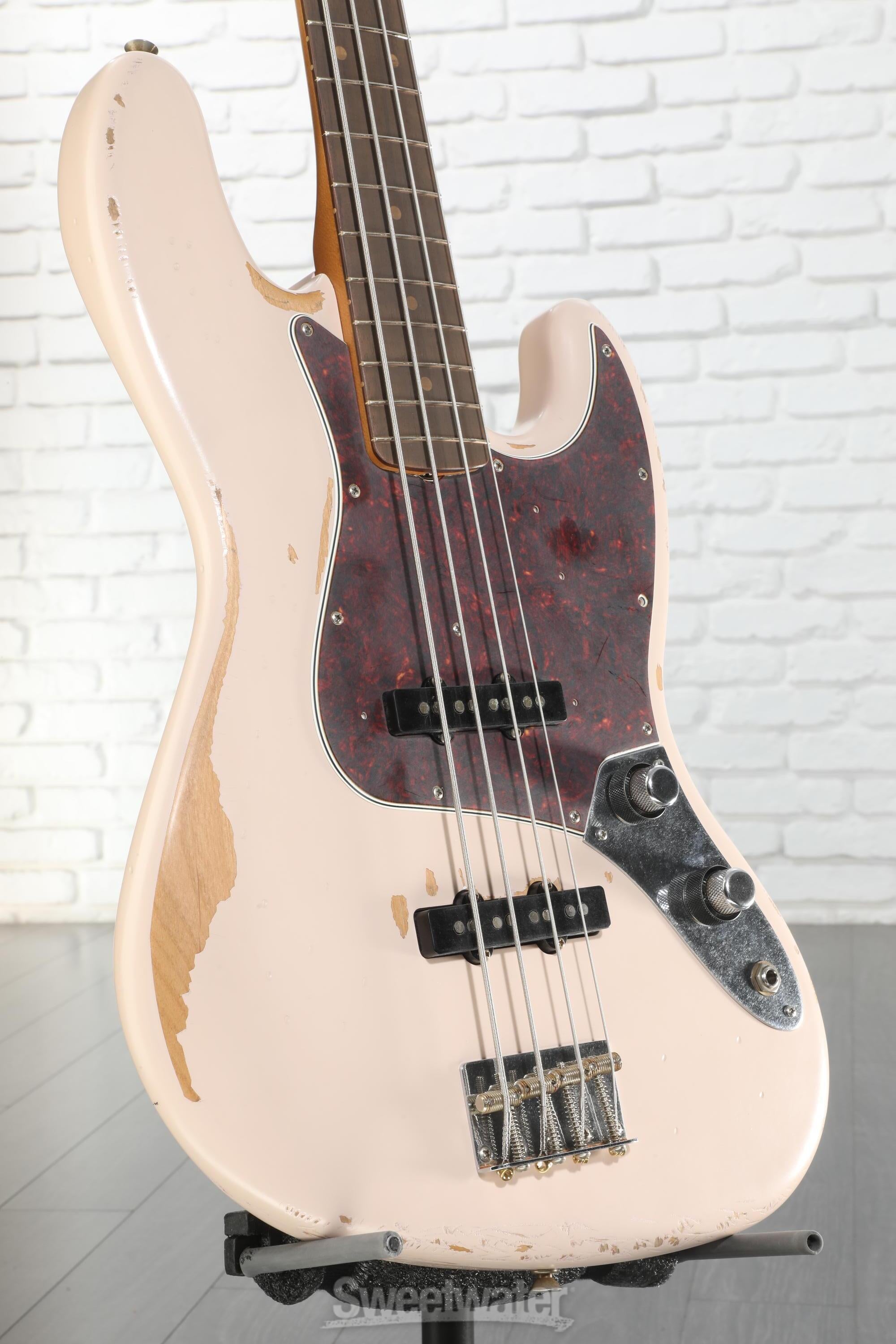 FENDER フェンダー Flea JazzBass Road Worn Fender Flea Jazz Bass Roadworn Faded Shell Pink