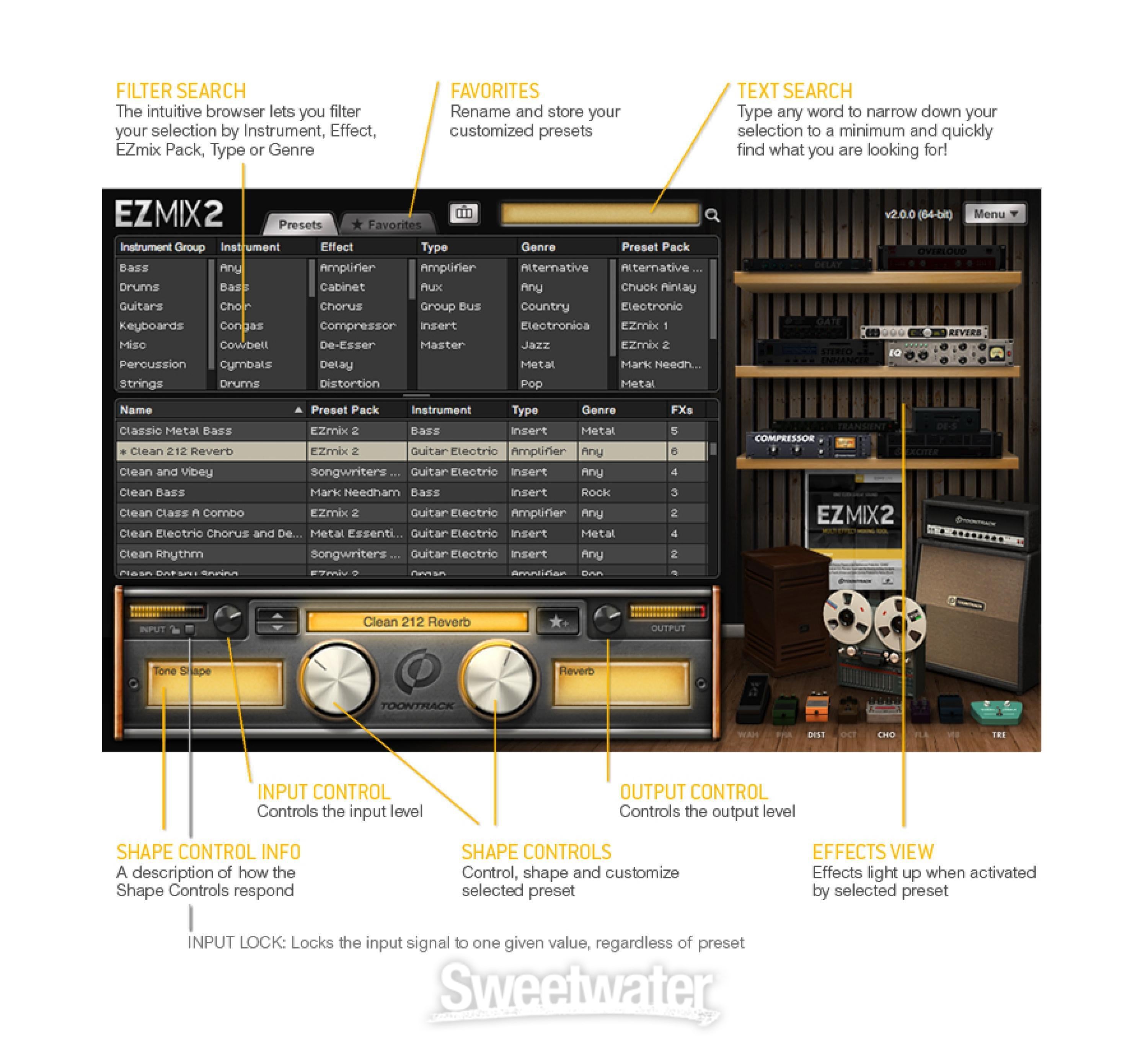Toontrack EZmix 2 - Upgrade from EZ Mix | Sweetwater