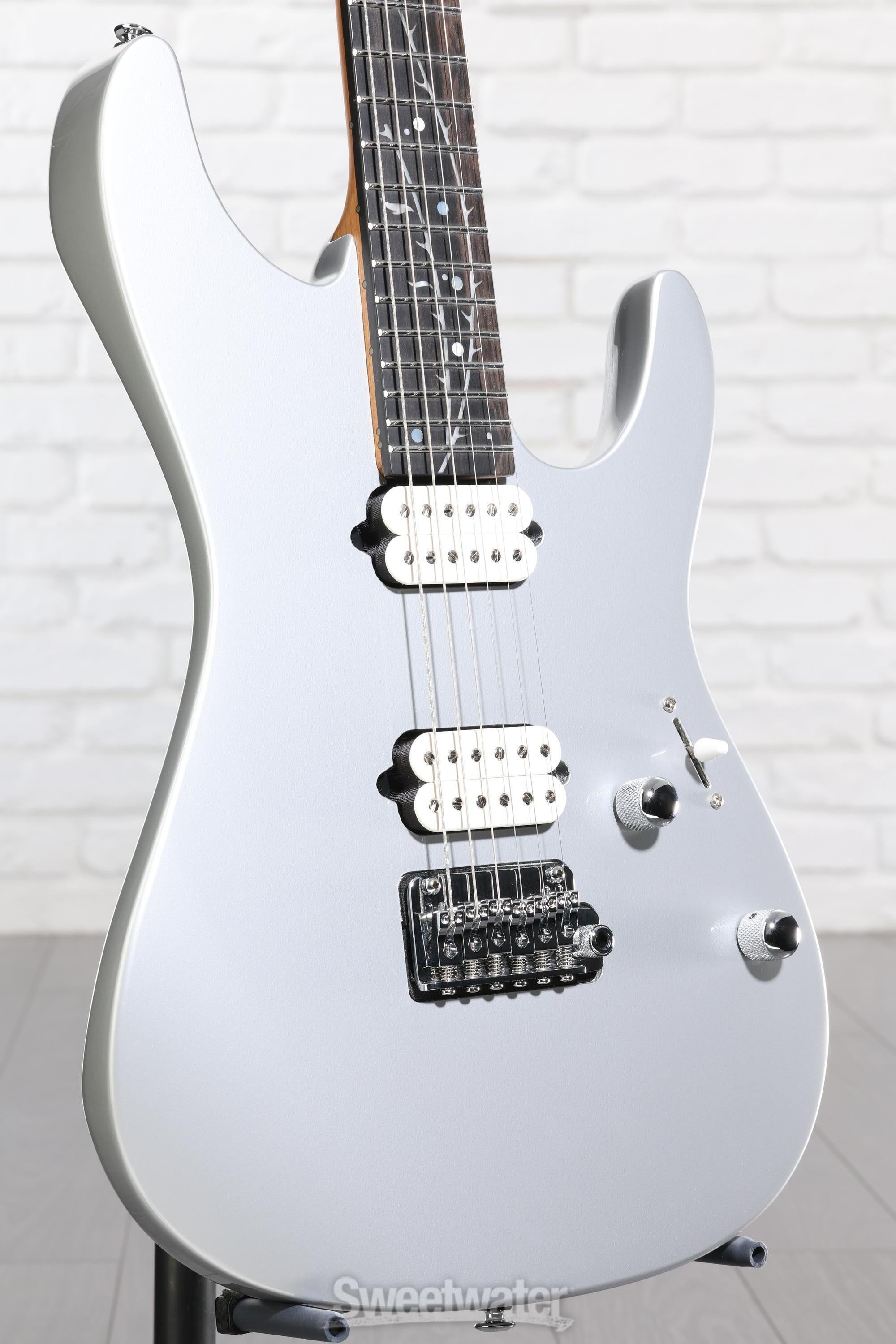 Ibanez TOD10 Tim Henson Signature Electric Guitar - Classic Silver