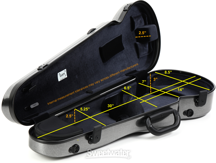いいネット通販 - 全国送料無料でお届けします BAM Look Tweed - Case Violin Contoured Hightech 2002XLT アイドルグッズ