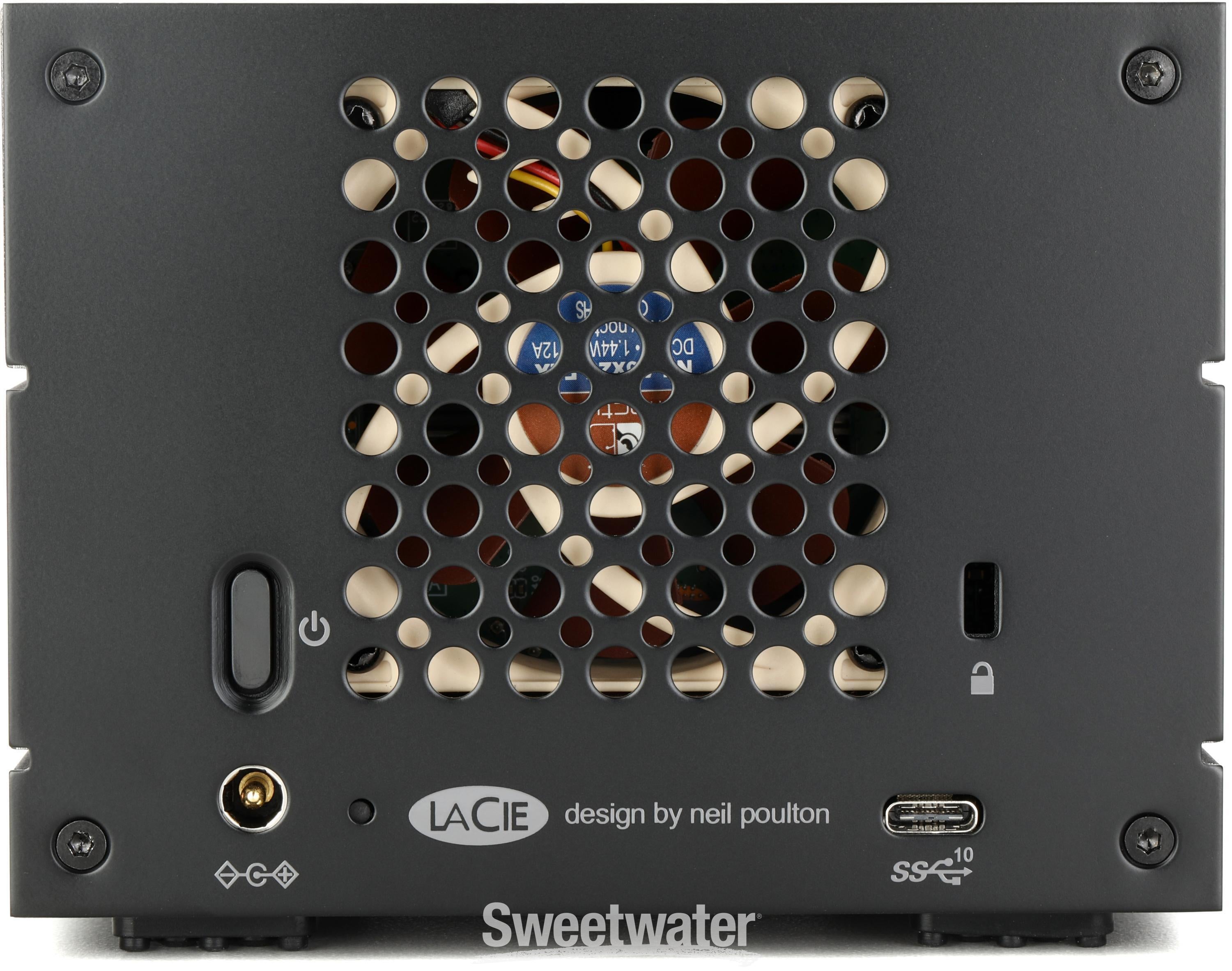 LaCie 2big RAID 8TB USB-C Desktop RAID HDD | Sweetwater