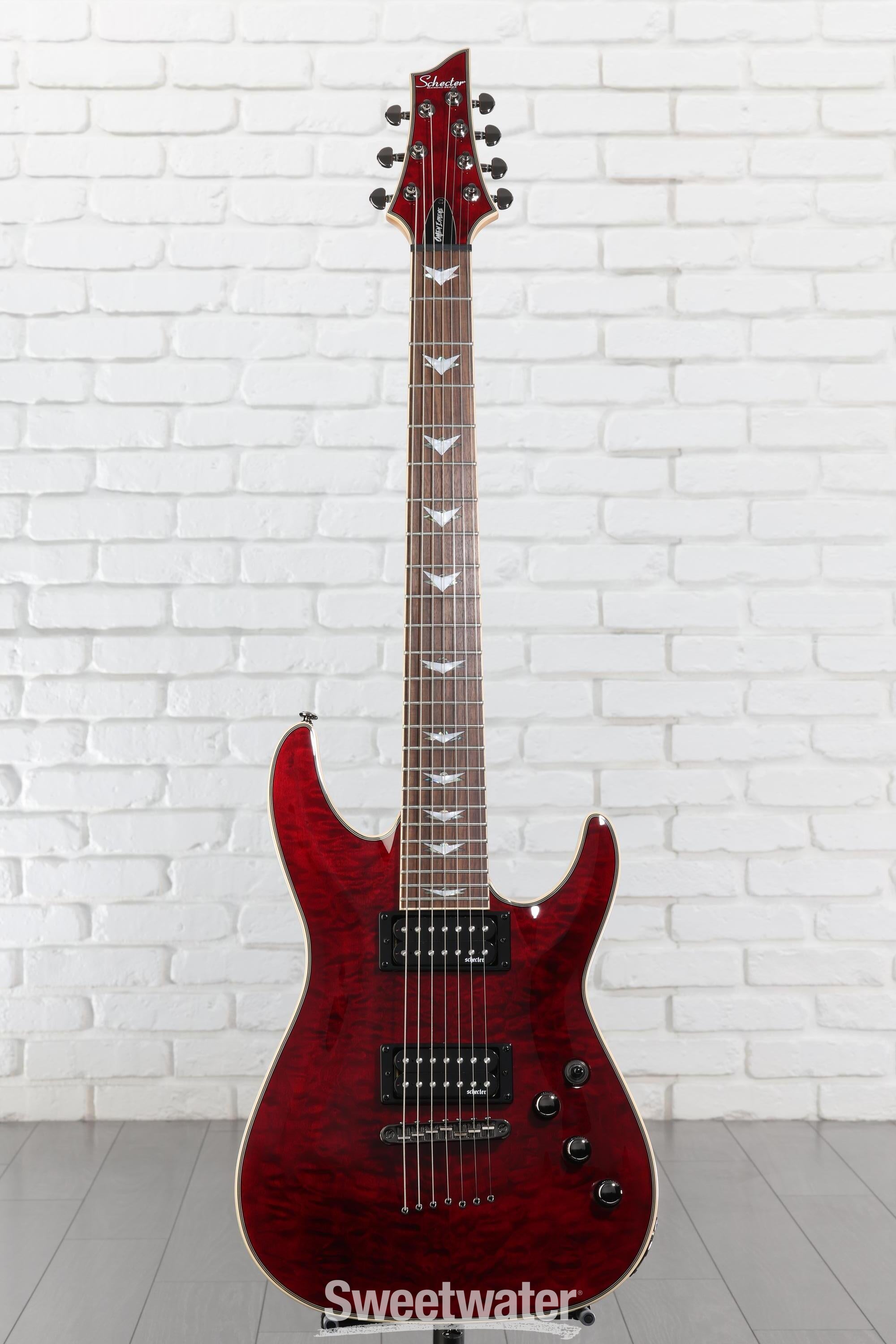 Schecter Omen Extreme-7 Electric Guitar - Black Cherry | Sweetwater