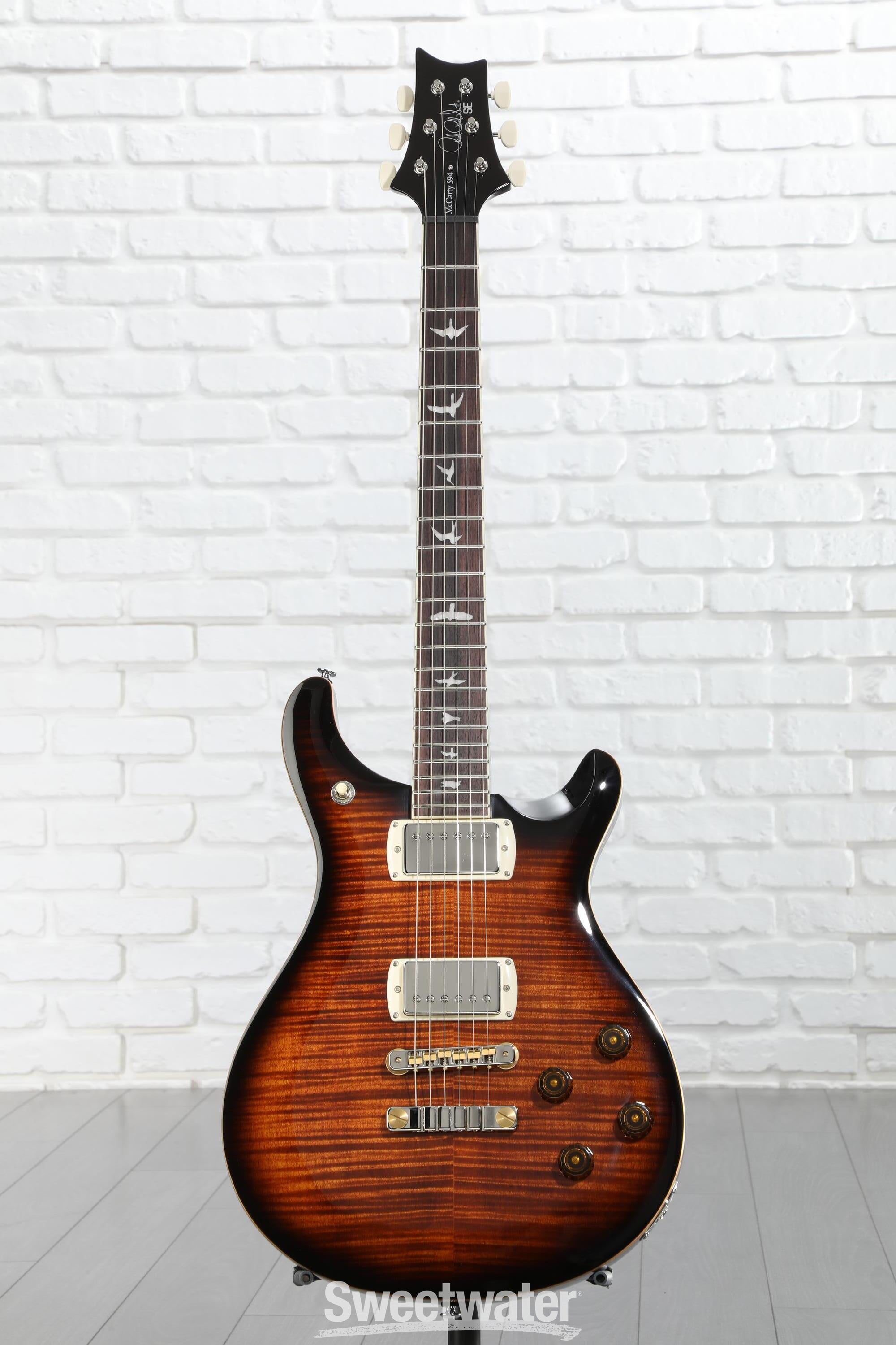 PRS Mccarty 594 se black gold burst 極美品 PRS SE McCarty 594 Electric Guitar - Black Gold Burst | Sweetwater