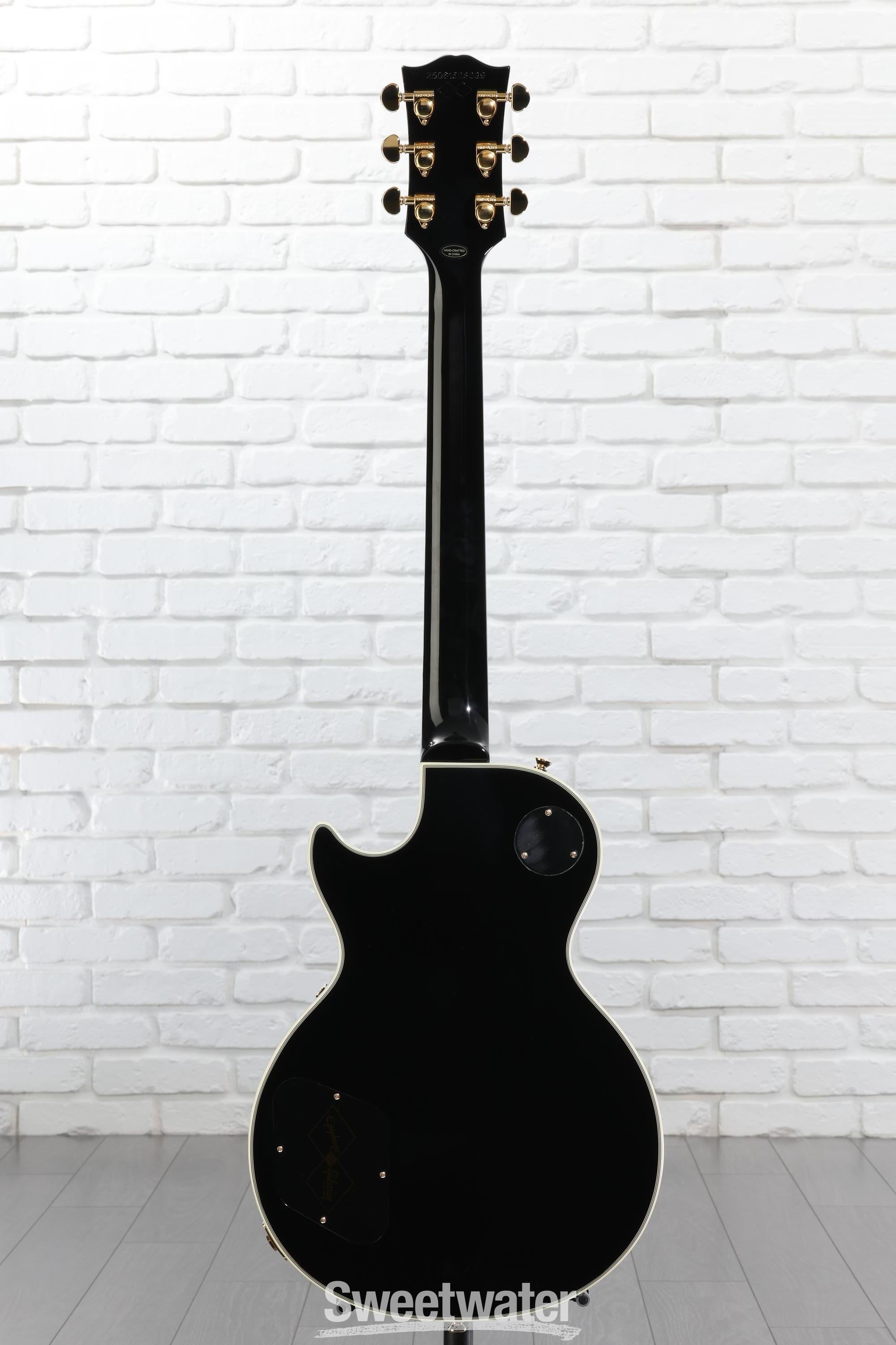 Epiphone Les Paul Custom Electric Guitar - Ebony | Sweetwater