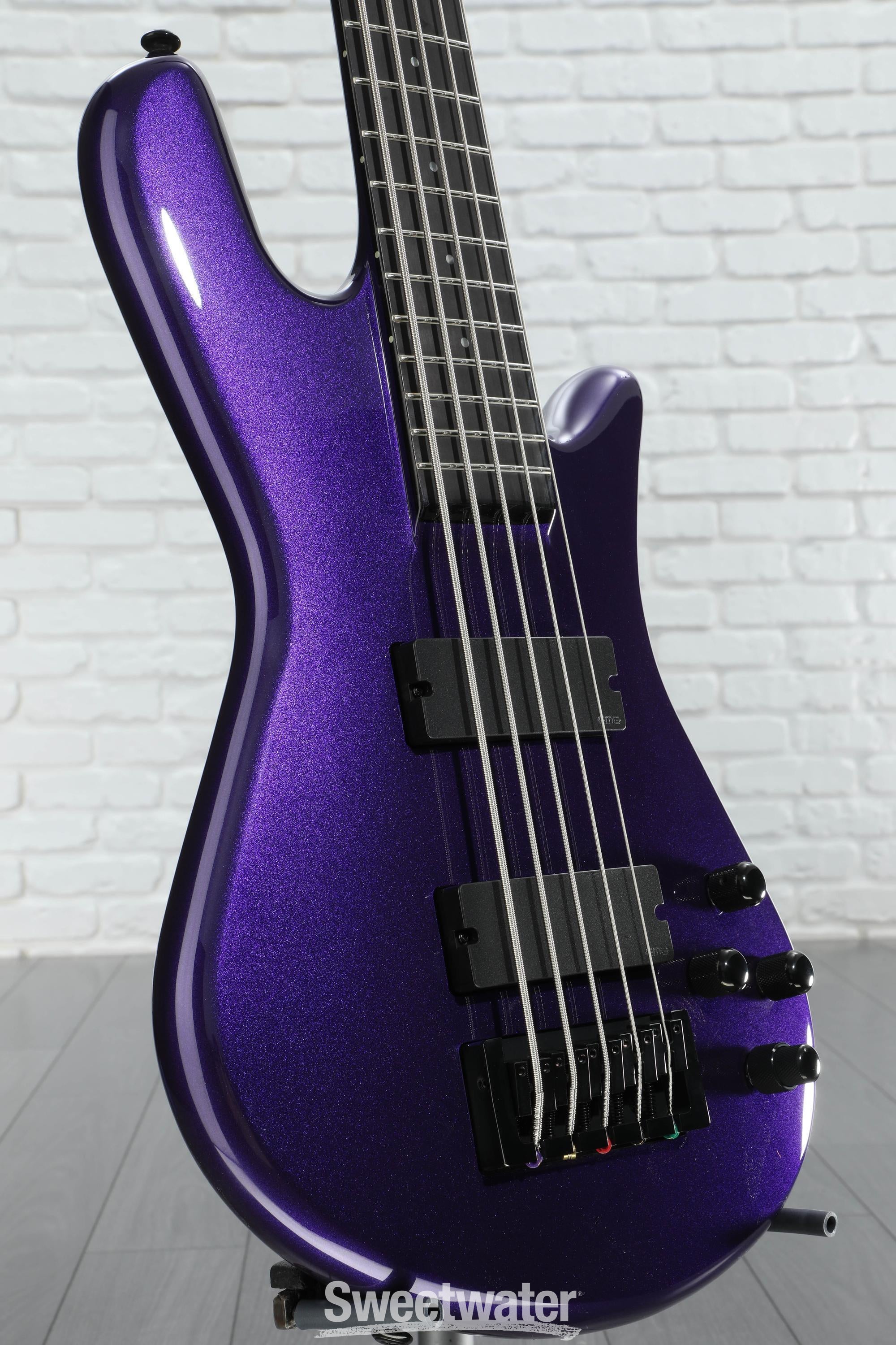 Spector NS Ethos High Performance 5 Bass Guitar - Plum Crazy Gloss