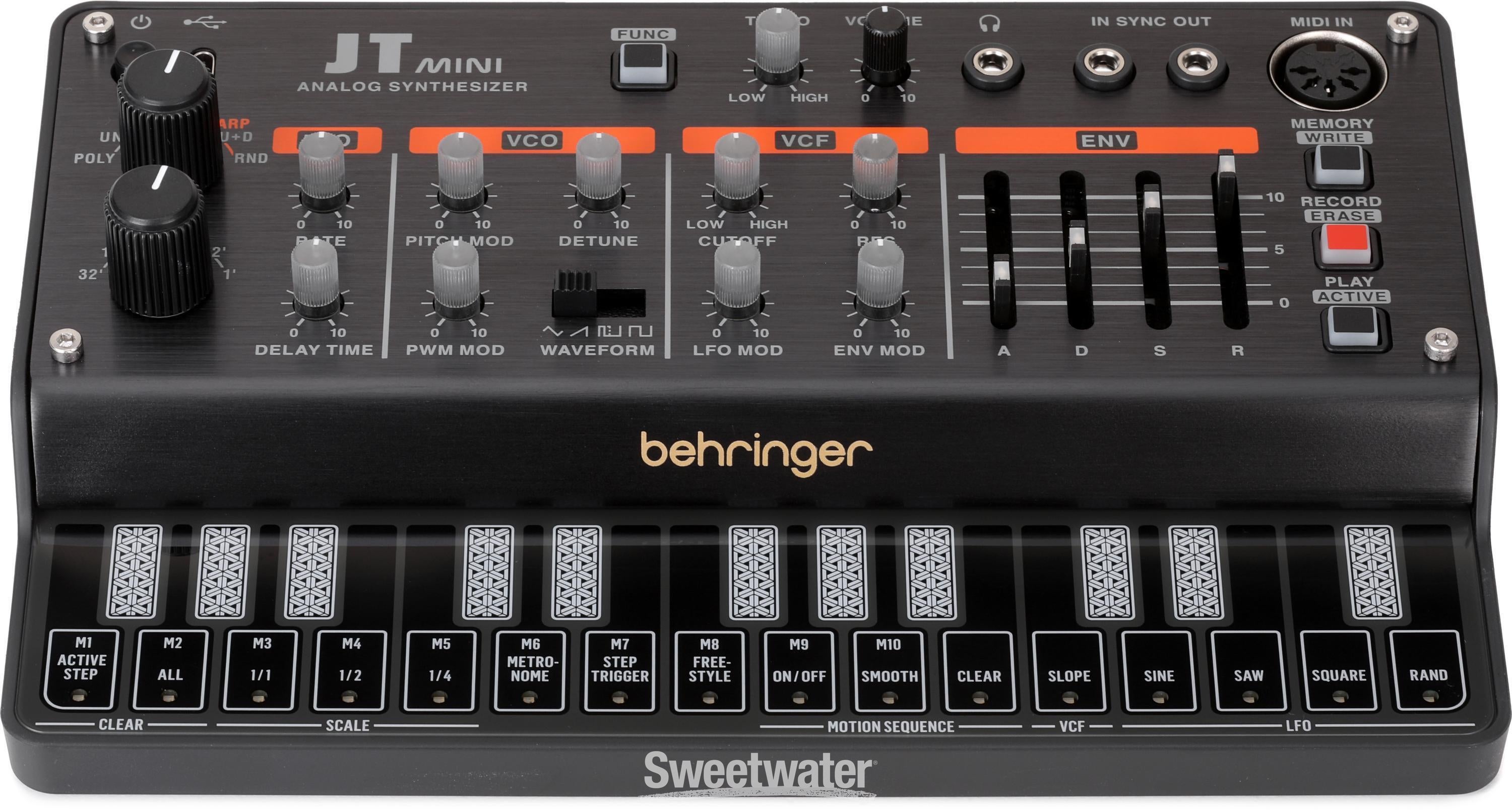 Behringer JT Mini Polyphonic 3-voice Analog Synthesizer