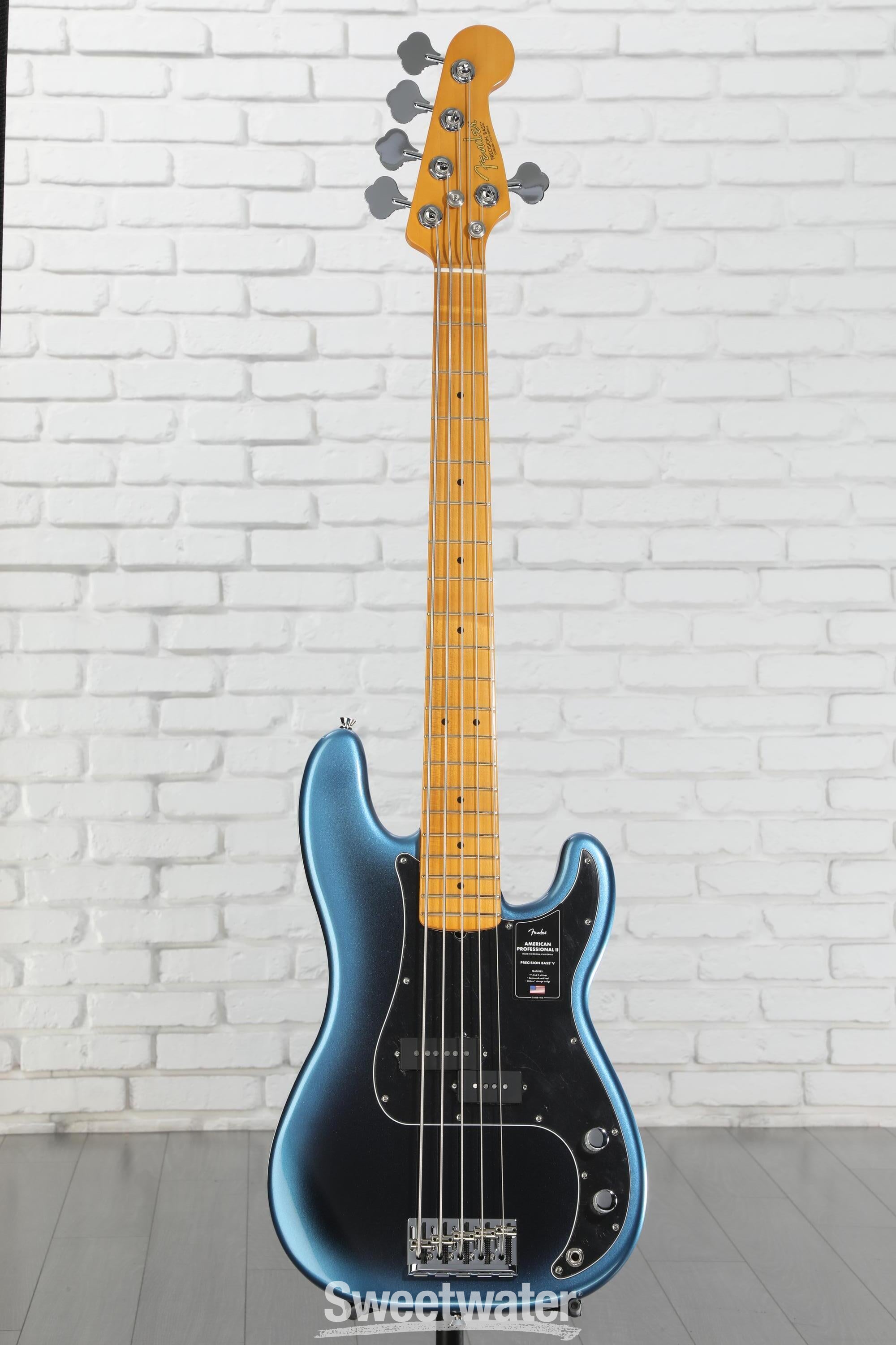 ベース Fender USA ProfessionalII PrecisionBassV Fender American Professional II Precision Bass V - Dark Night