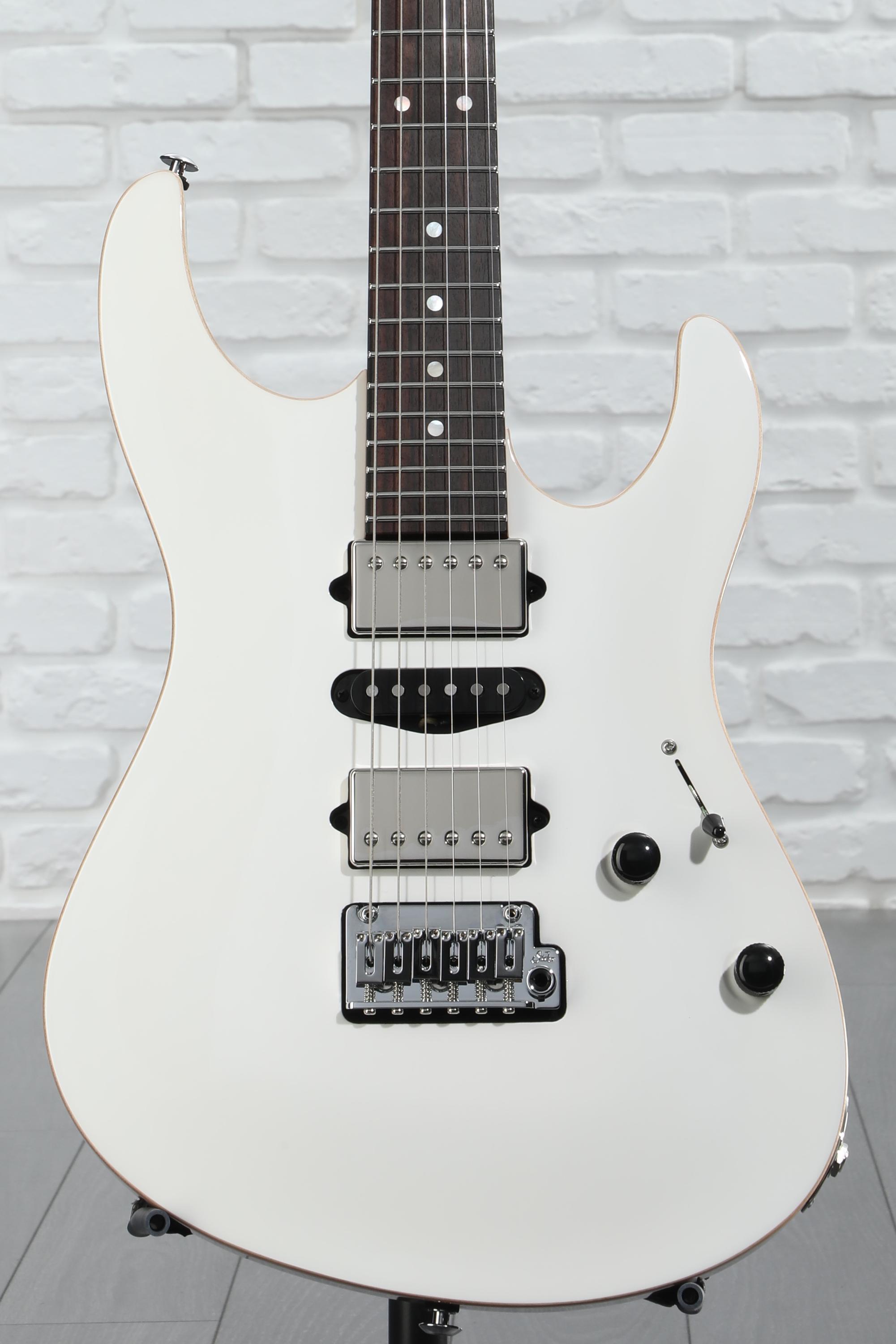 Suhr Custom Modern Carved Top Electric Guitar - White