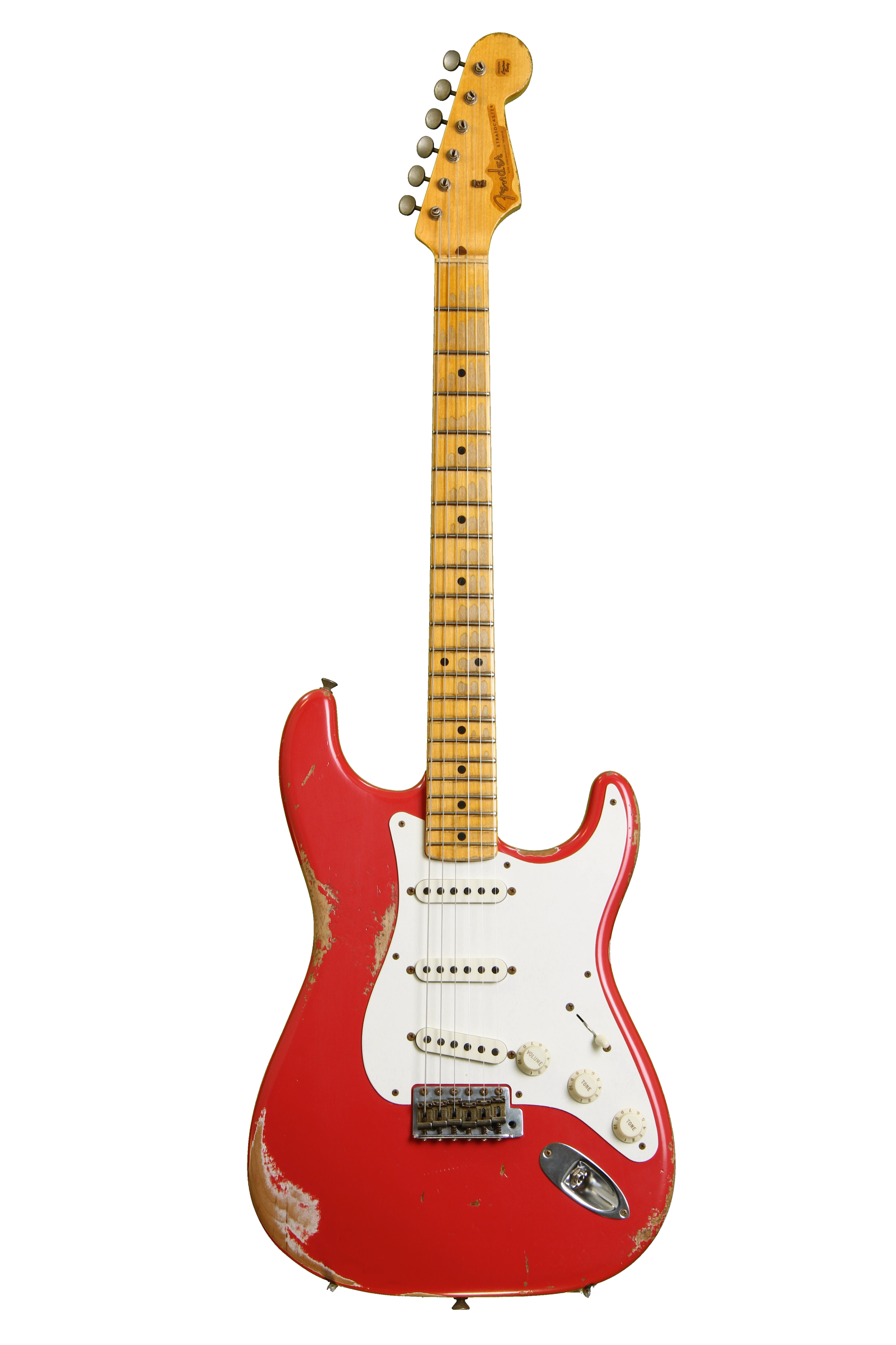 ギター FiestaRed Relic LaquerFinishStratocaster Fender Custom Shop 1956 Heavy Relic Stratocaster - Fiesta Red