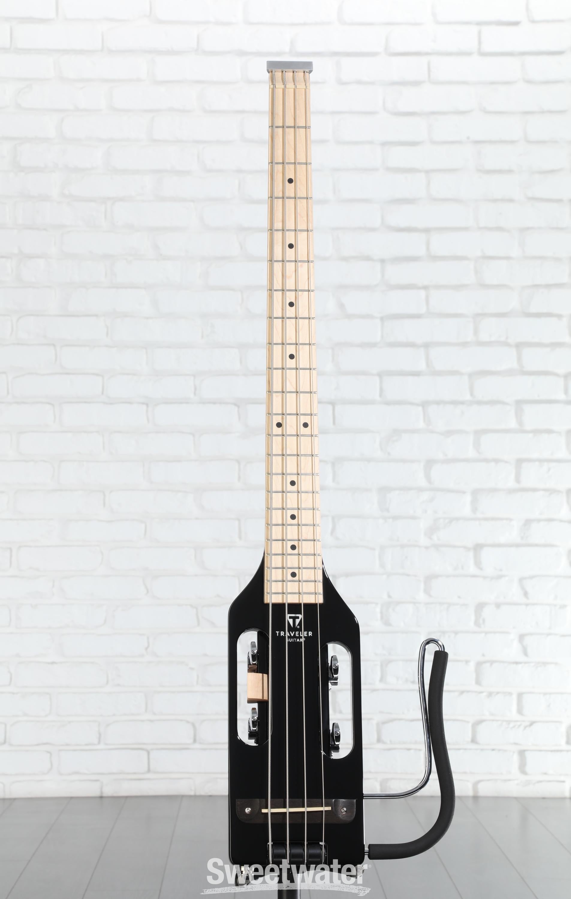 Traveler Guitar Ultra-Light Bass Guitar - Gloss Black | Sweetwater