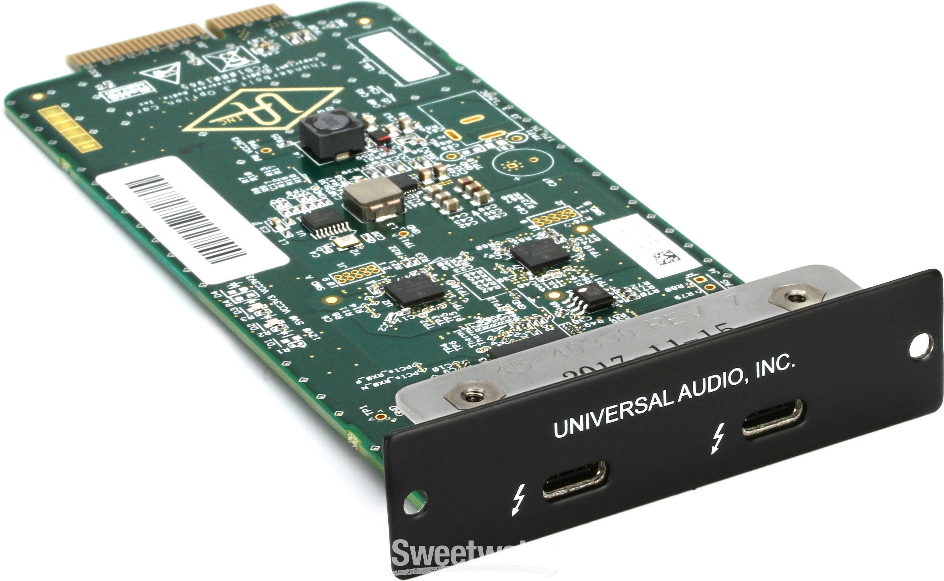 Universal Audio Apollo Thunderbolt 3 Option Card | Sweetwater
