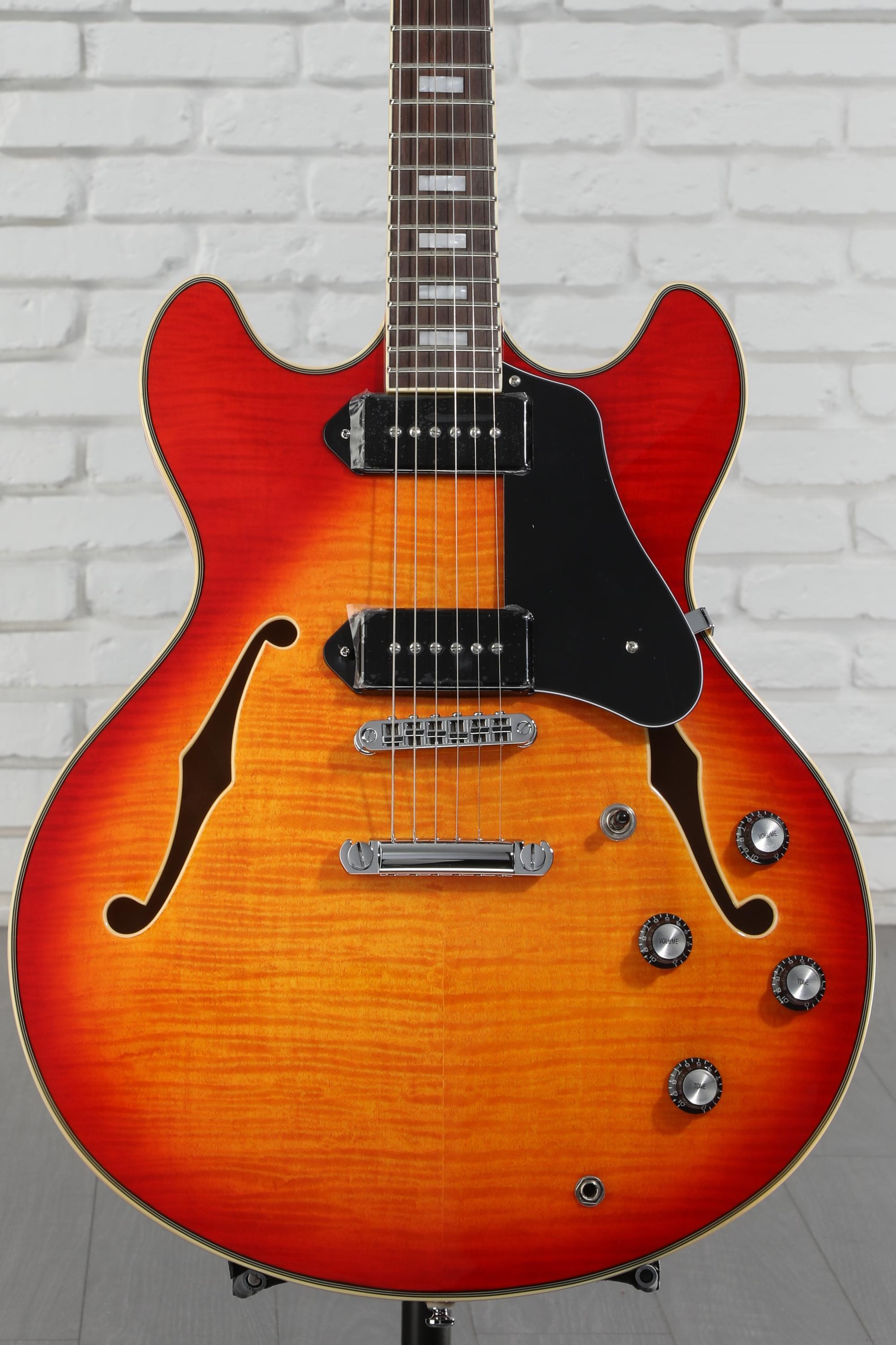 SIRE H7 Cherry Sunburst サイアー セミアコ Sire Larry Carlton H7 Semi-hollow Electric Guitar - Cherry