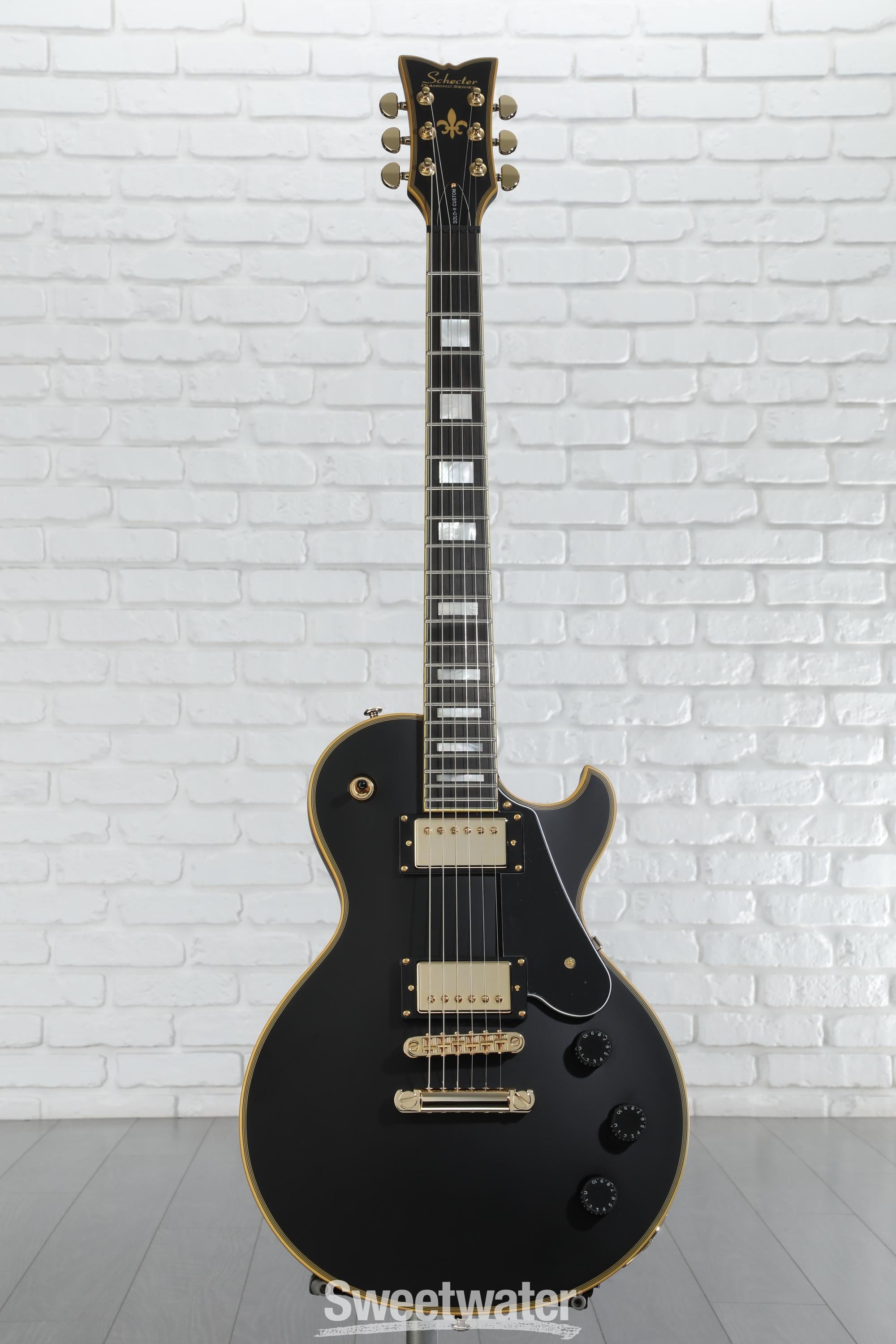 Schecter Solo-II Custom Electric Guitar - Aged Black Satin