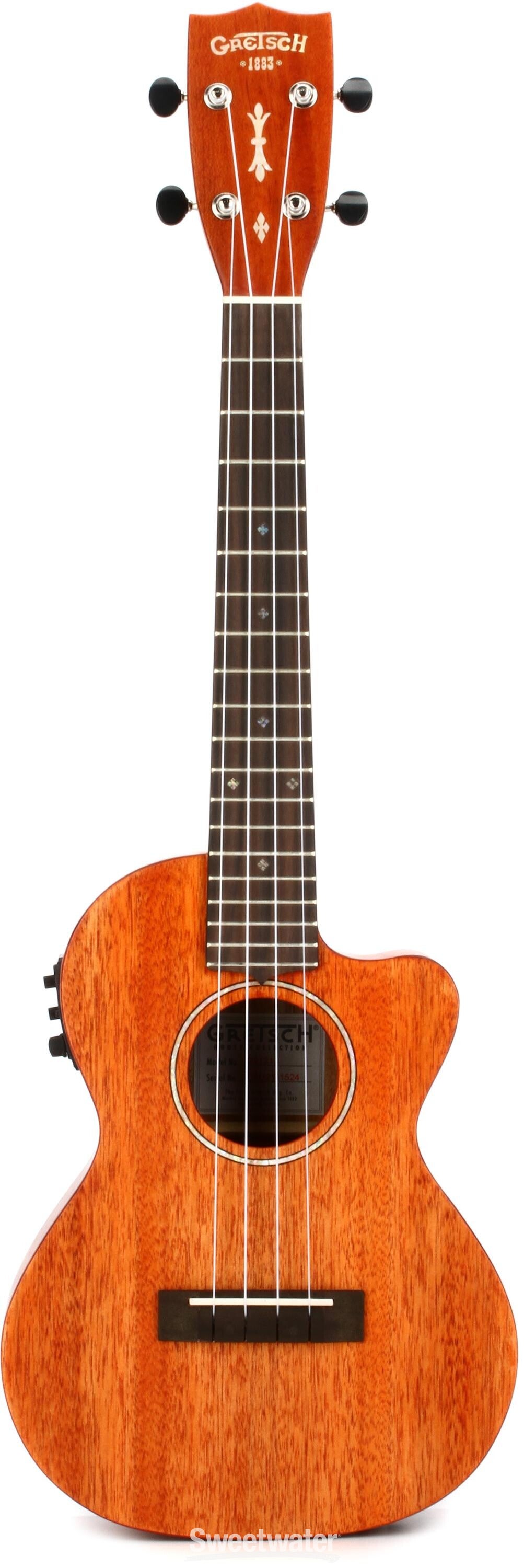 Gretsch G9121 Tenor Acoustic-Electric Ukulele - Honey Mahogany Stain