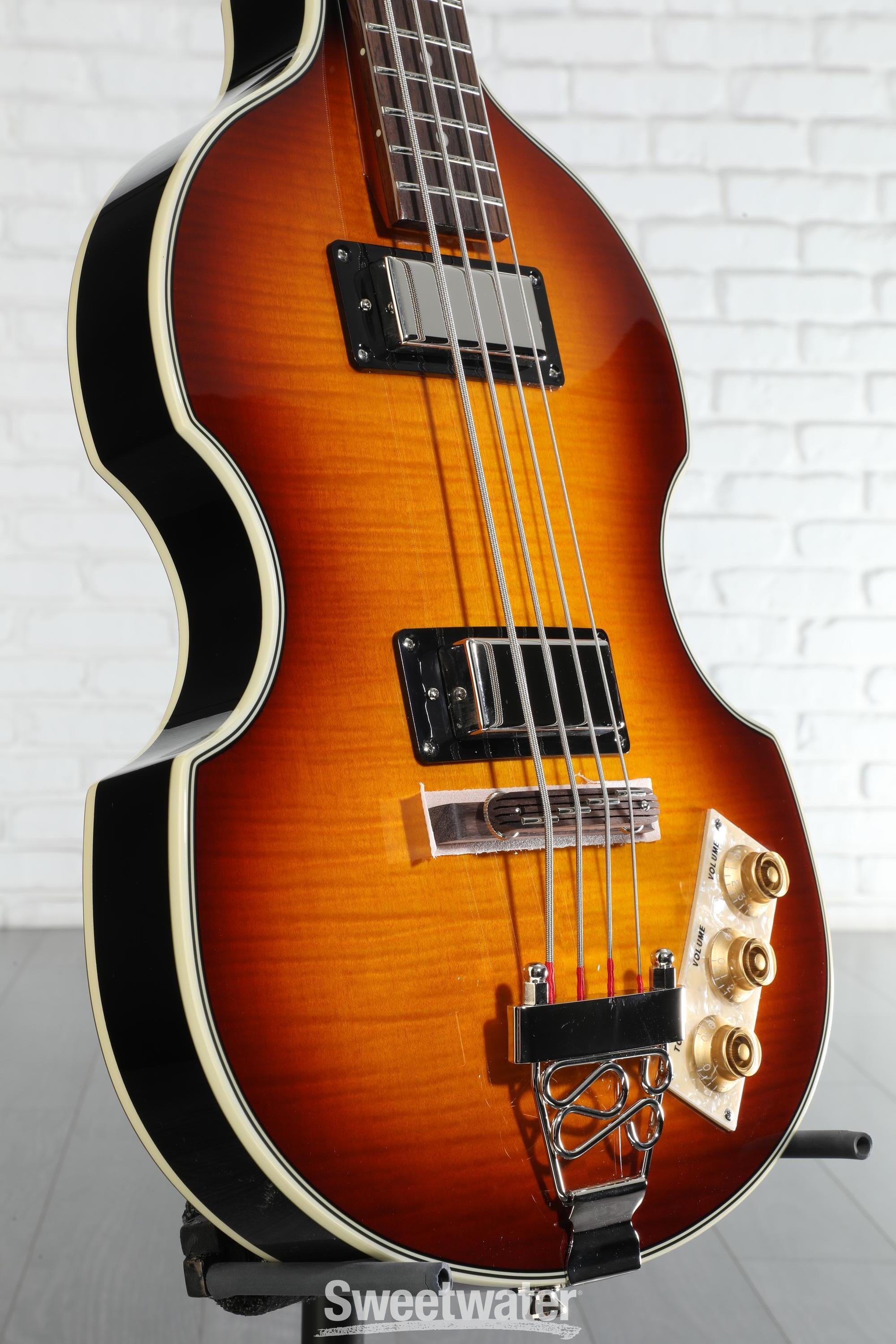 ＡＲＥＡ０４７　Epiphone ビオラベース Epiphone Viola Bass - Vintage Sunburst | Sweetwater