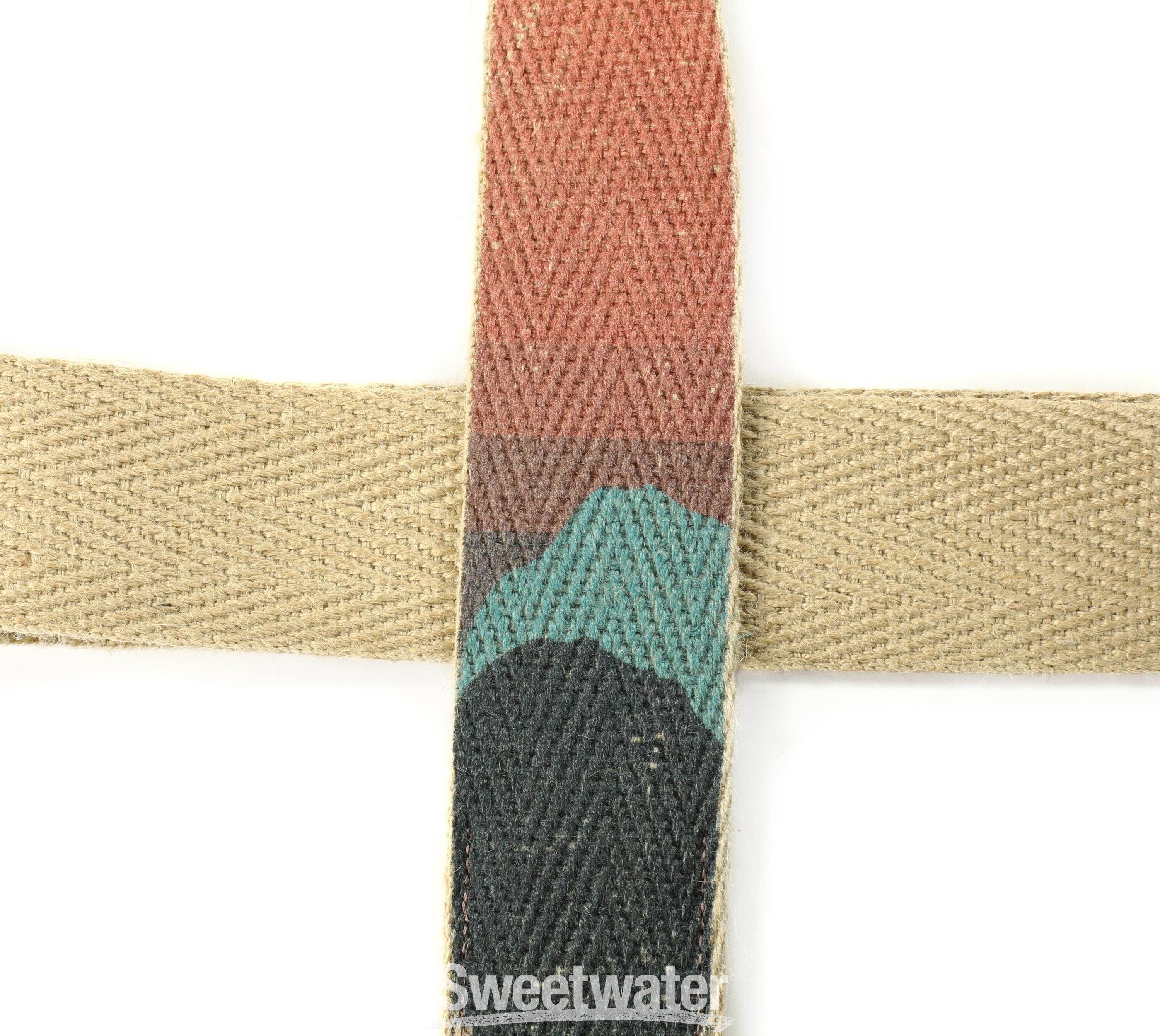 Levy's MH8P-003 Hemp Guitar Strap - Sunset | Sweetwater