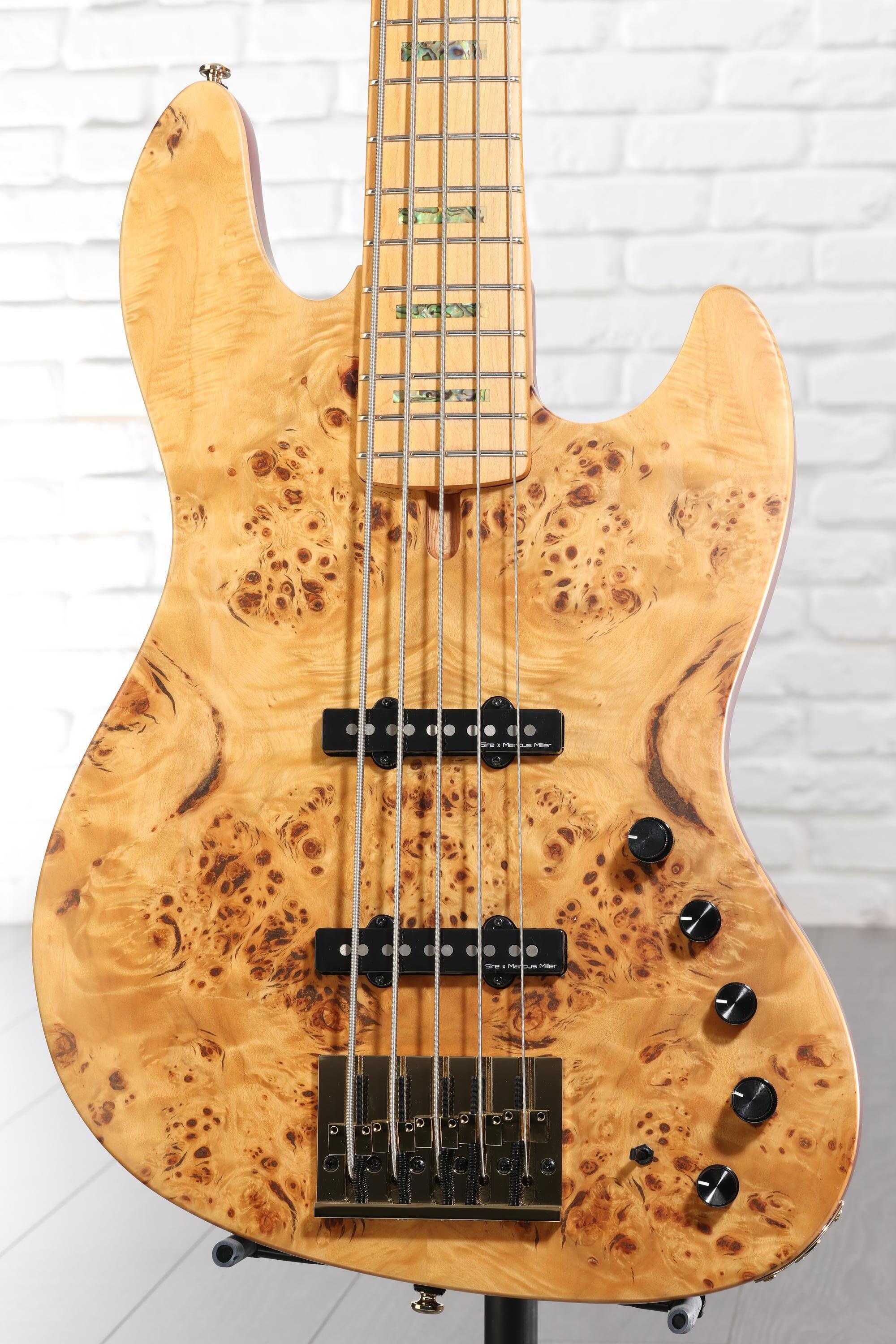 Sire Marcus Miller V10 5-string Bass Guitar - Natural Satin