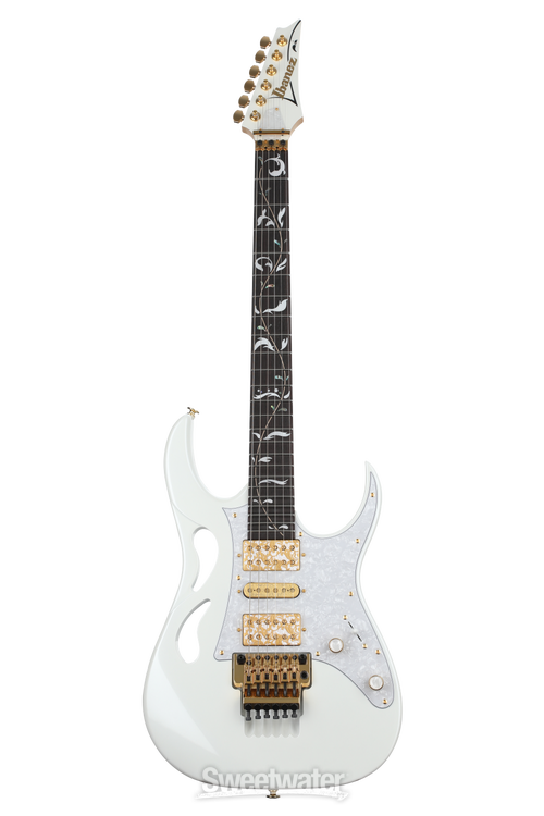 Ibanez Steve Vai Signature PIA3761 - Stallion White | Sweetwater