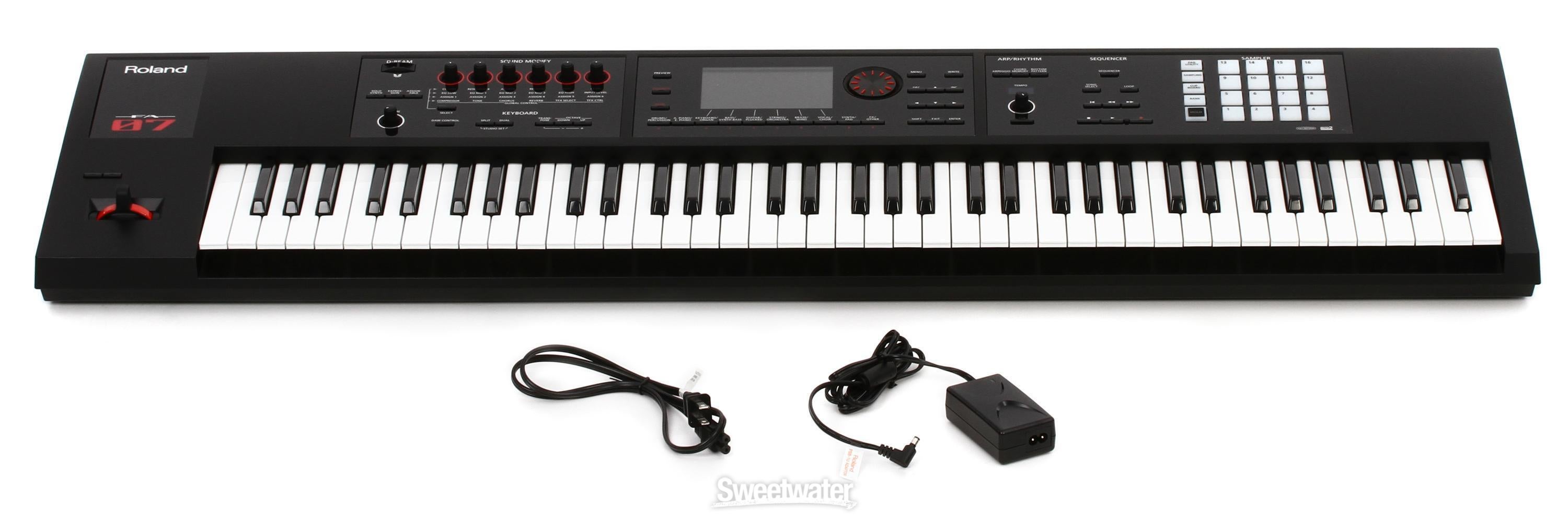 Roland FA-07 76-key Music Workstation Reviews | Sweetwater