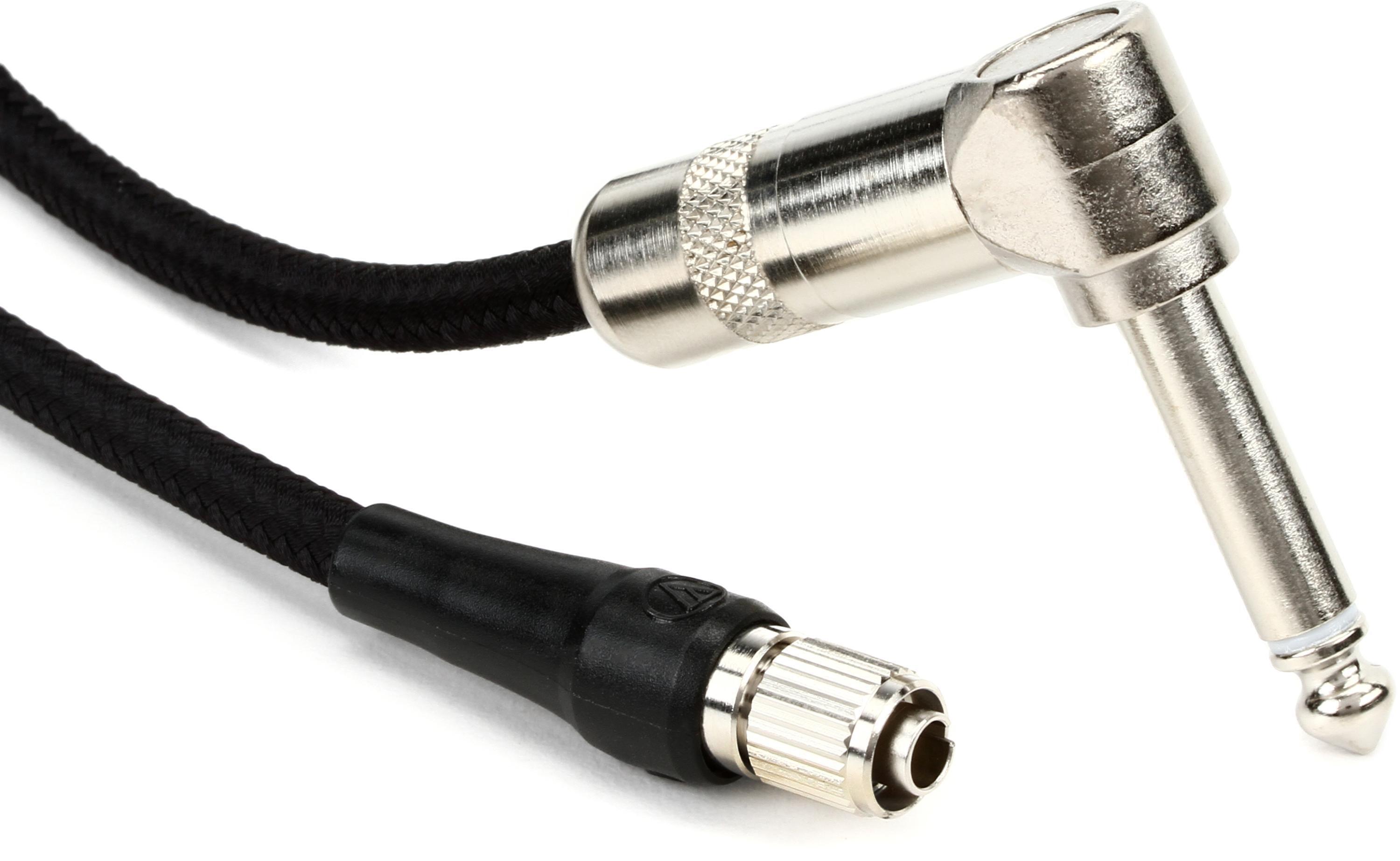 Audio-Technica AT-GRcH PRO Pro Guitar Cable for Wireless Bodypack  Transmitters
