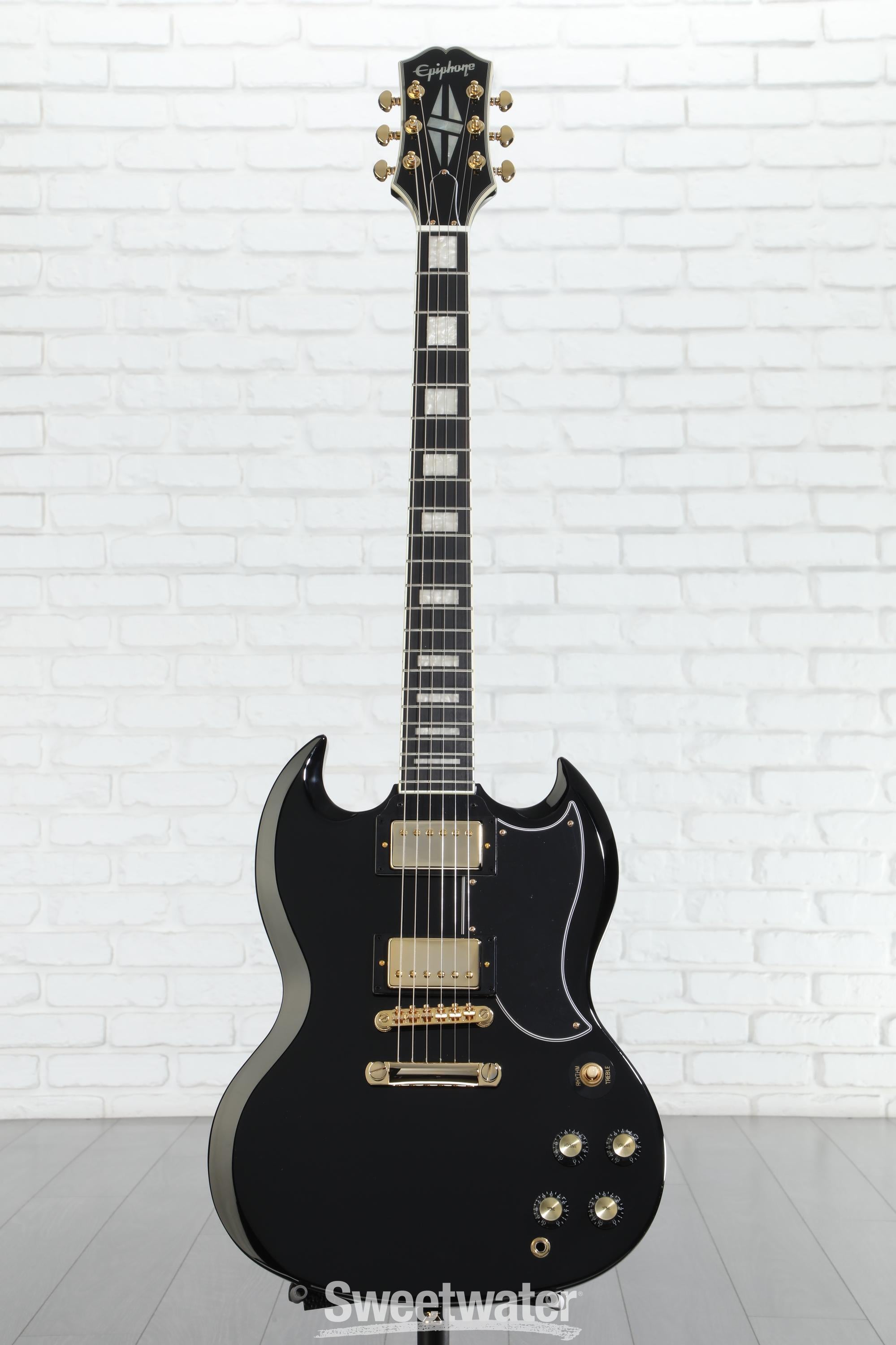 Epiphone SG Custom Ebony レフティ SG Custom - Ebony – Dave's Guitar Shop