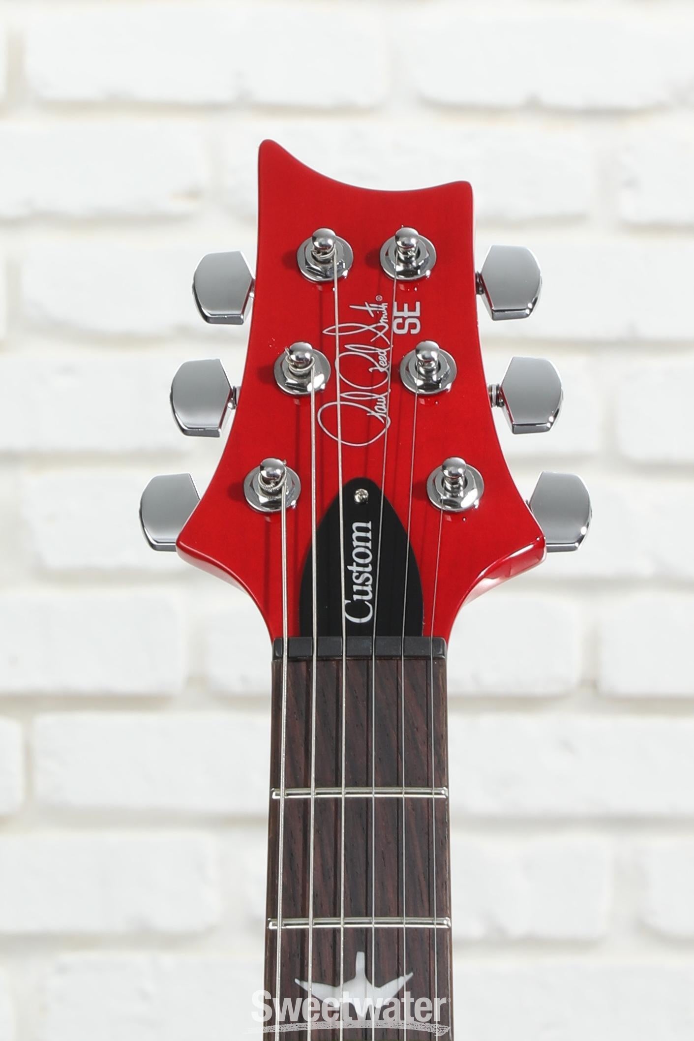 PRS SE Custom 24 Electric Guitar - Charcoal Cherry Burst