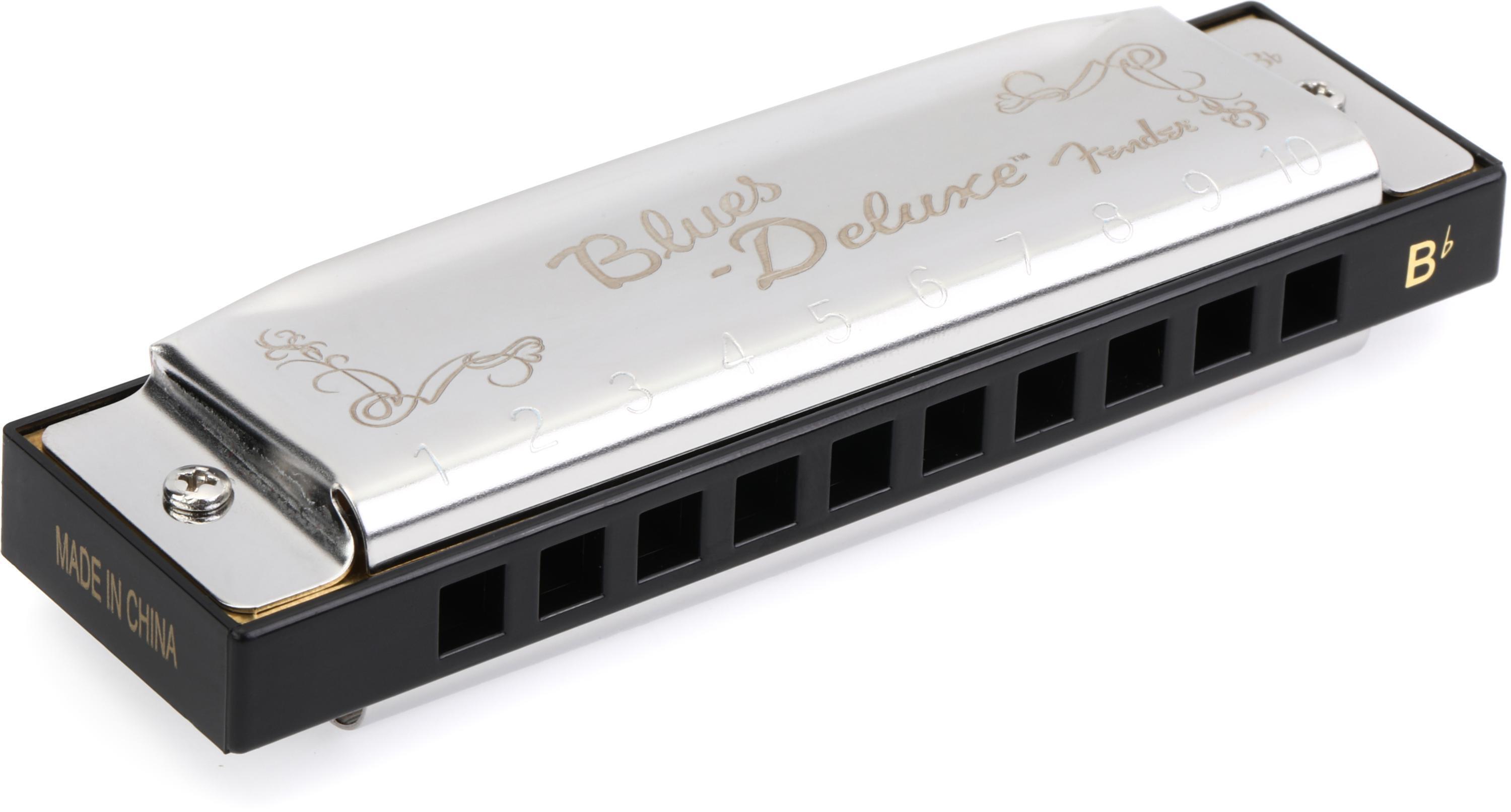 Fender Blues Deluxe Harmonica - Key Of B Flat | Sweetwater