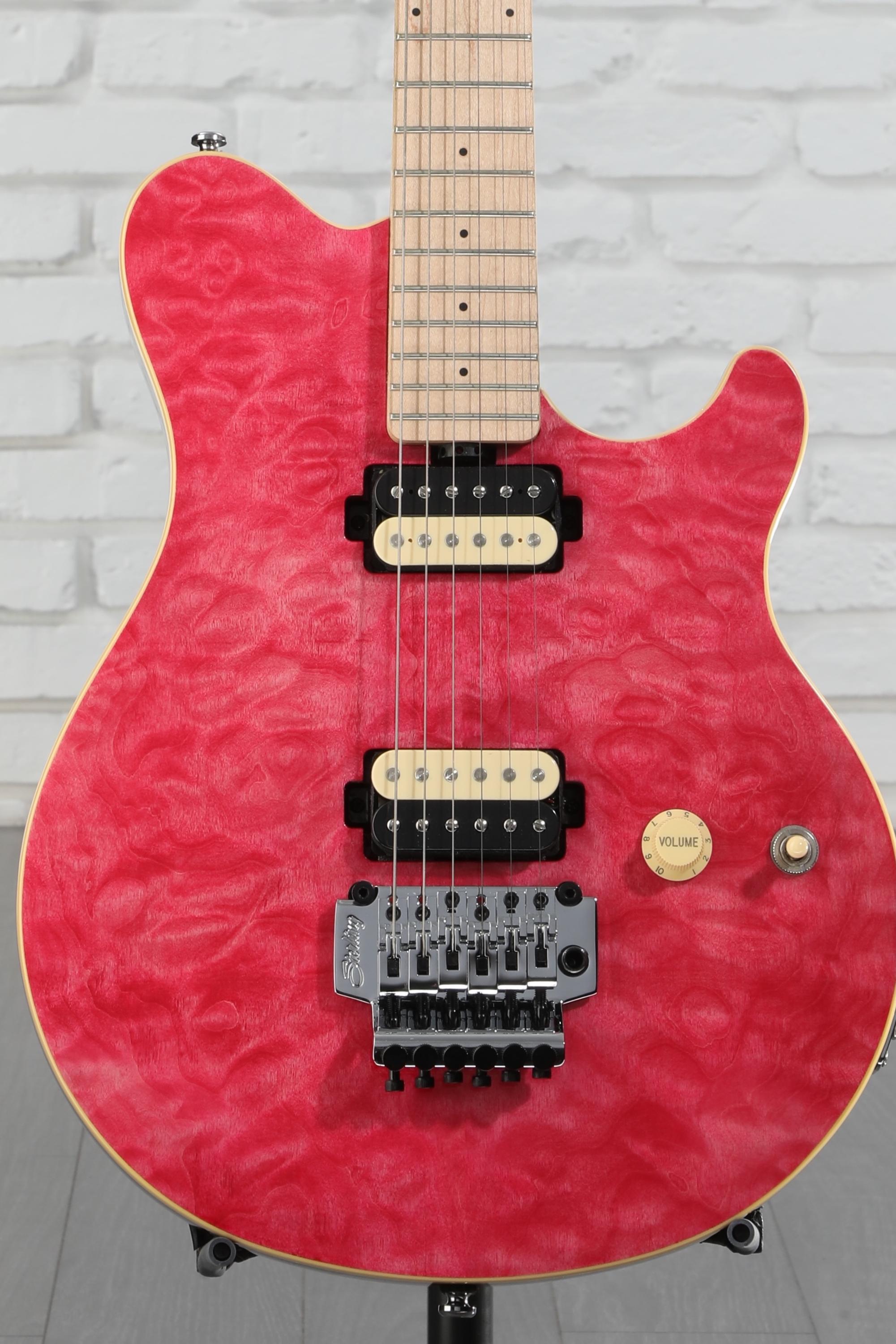 STERLING AX40 transparent purple 中古 Sterling by MUSIC MAN ／ AX40 Transparent Purple - エレキ