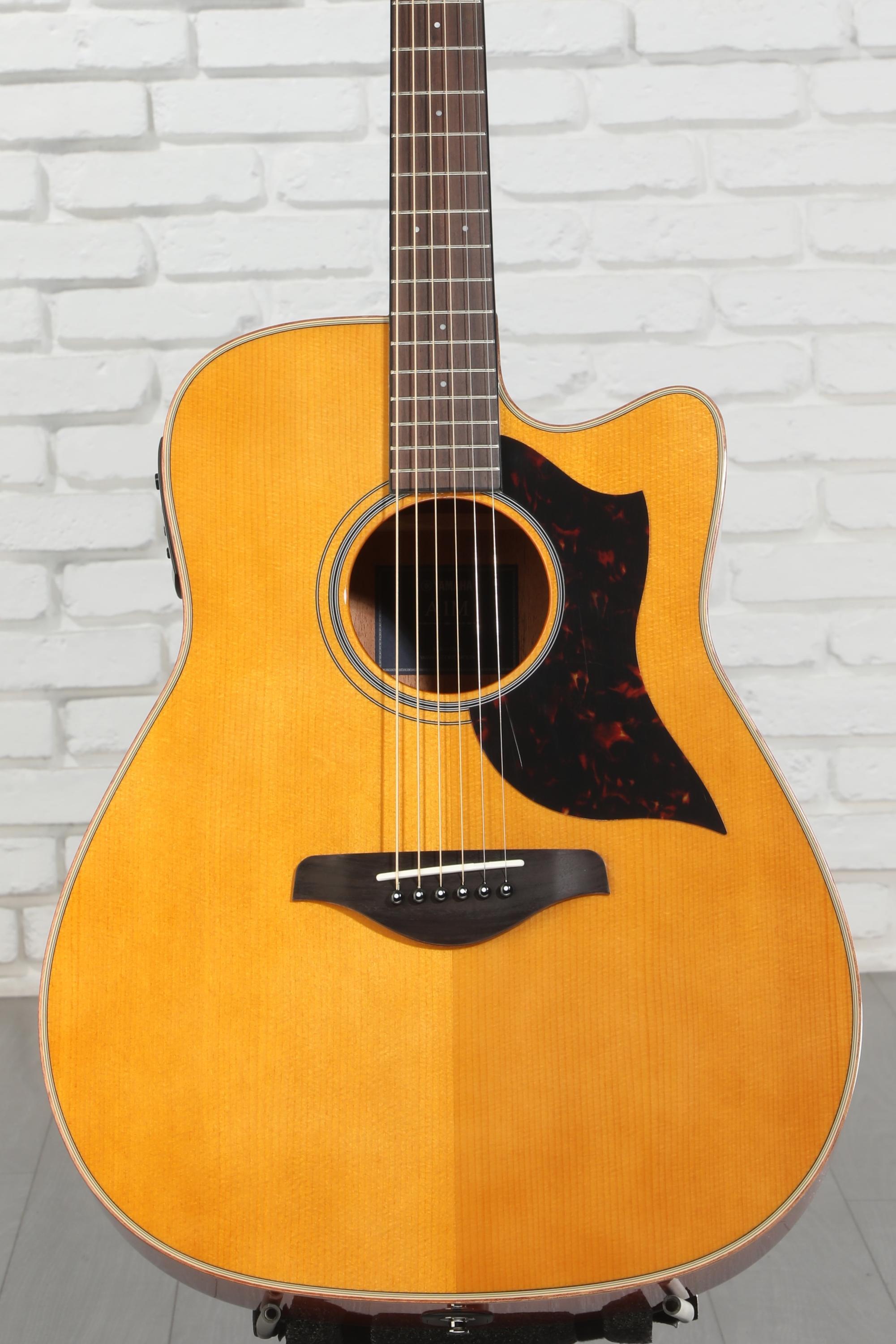 Yamaha A1M Acoustic-electric Guitar - Vintage Natural | Sweetwater