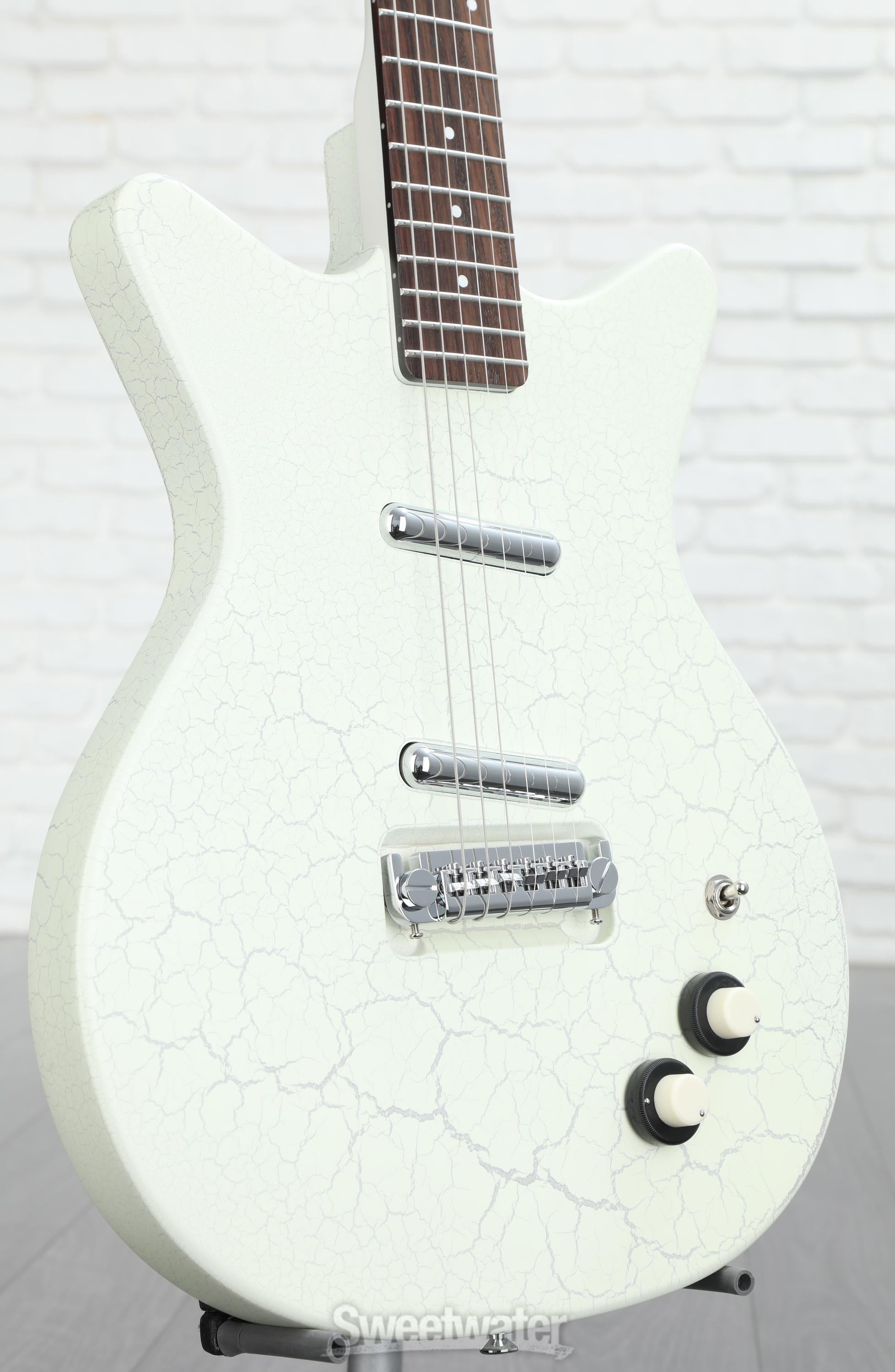 Danelectro '59M NOS+ Electric Guitar - White Crackle