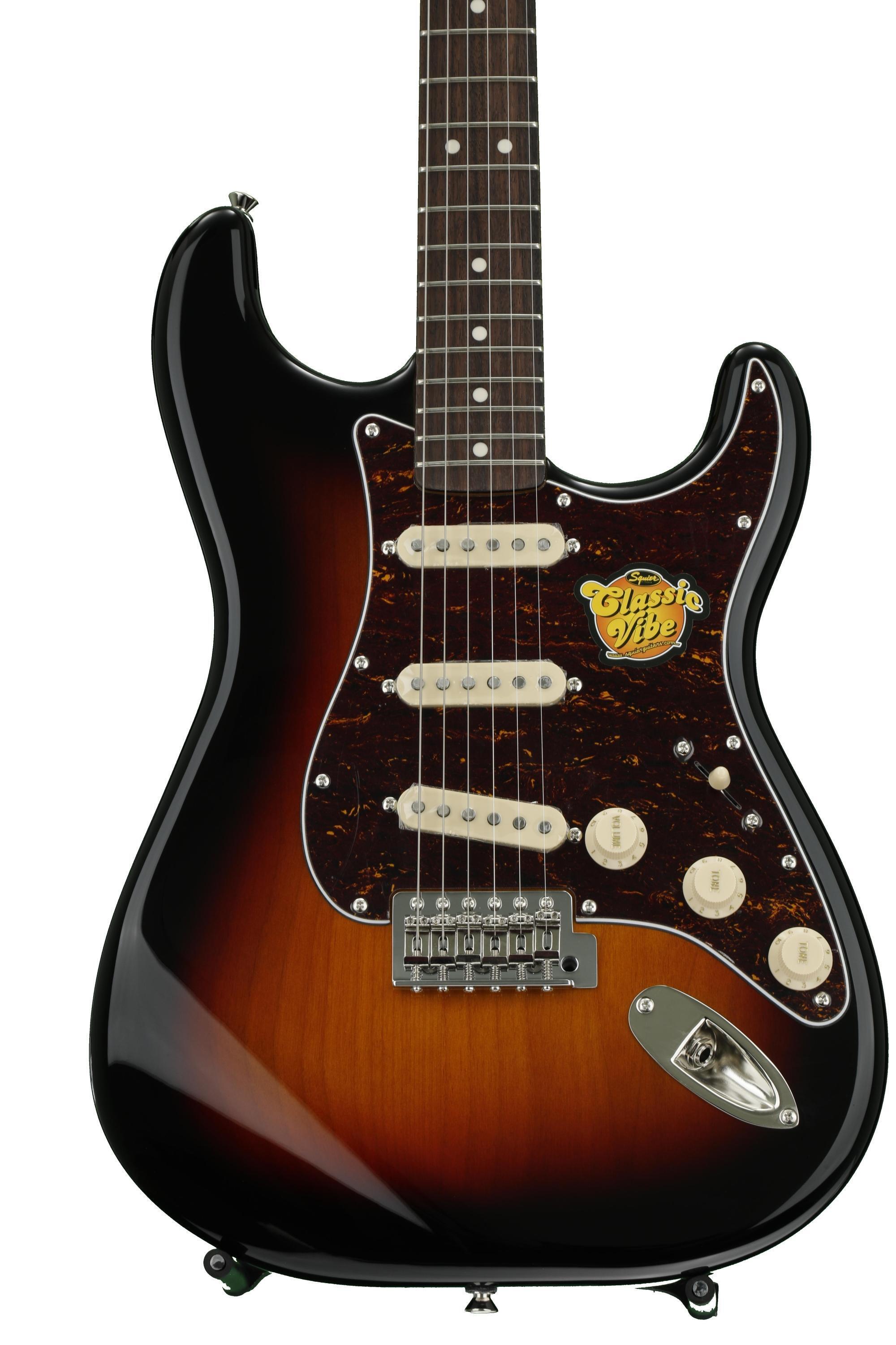 Squier Classic Vibe Stratocaster '60s - 3-tone Sunburst with Rosewood ...